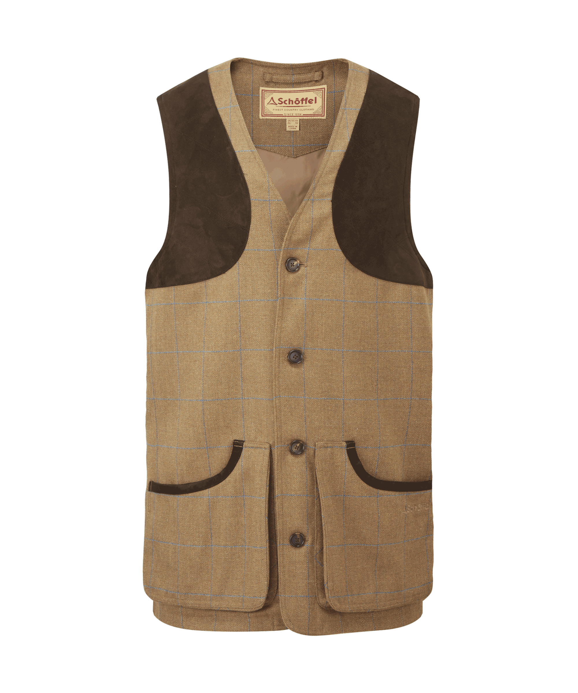 Schöffel Ptarmigan Tweed Waistcoat II for Men in Brown