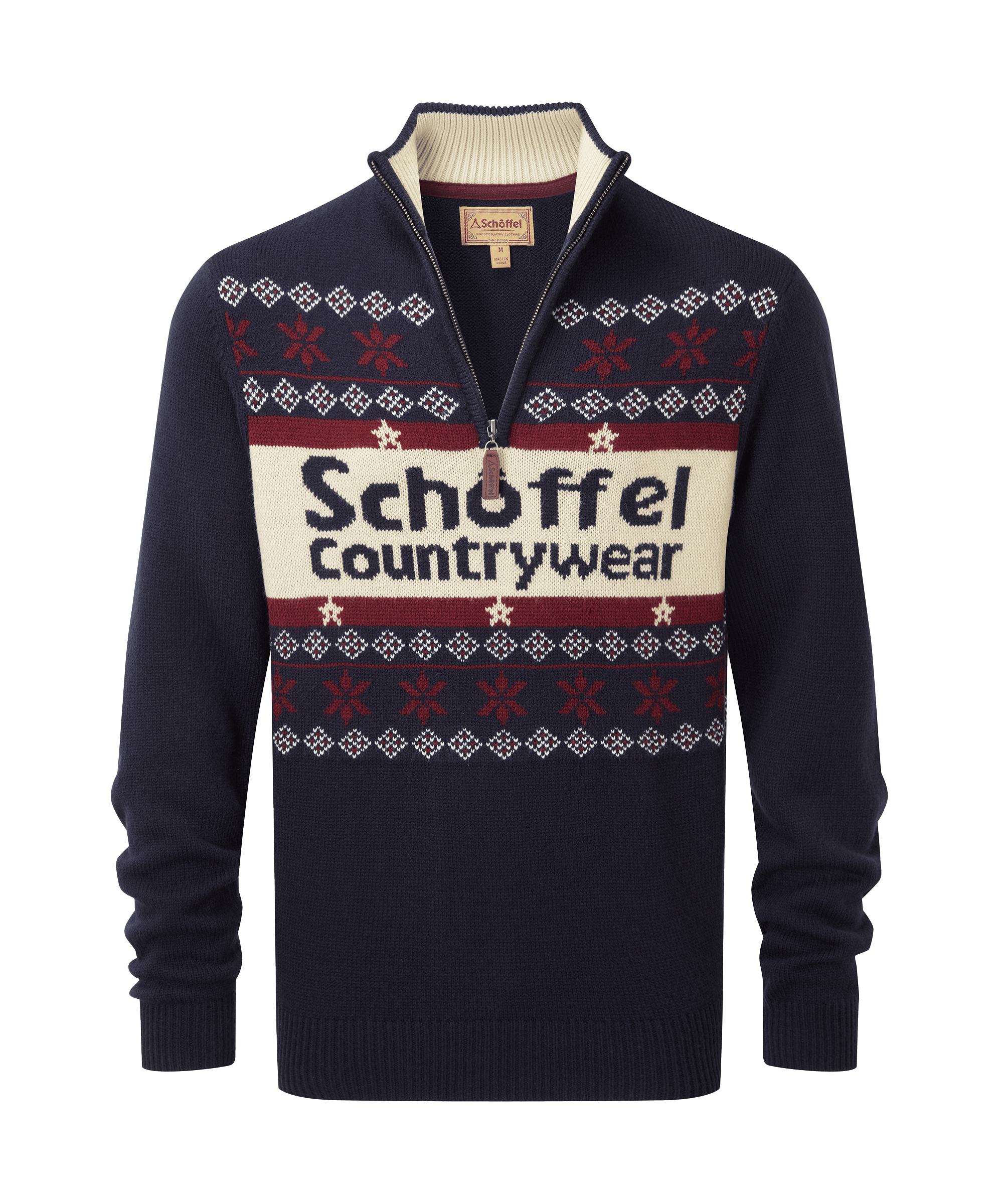 Schöffel Christmas Jumper for Men in Navy