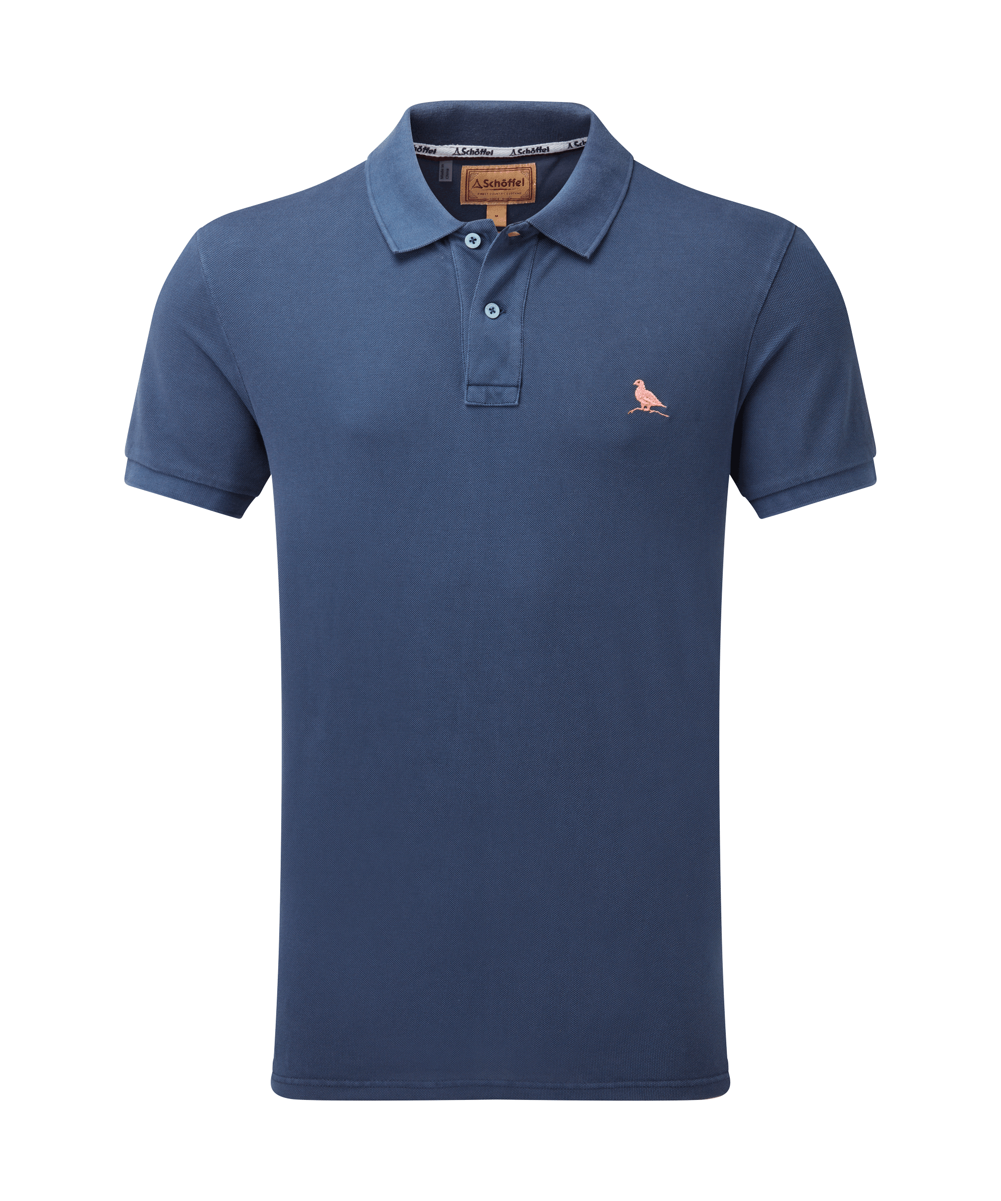 Schöffel St Ives Garment Dyed Polo Shirt for Men in Blue