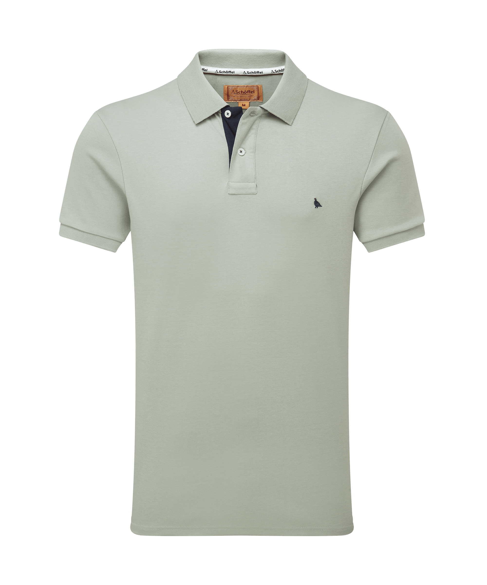 Schöffel Men's St Ives Jersey Polo Shirt in Light Blue