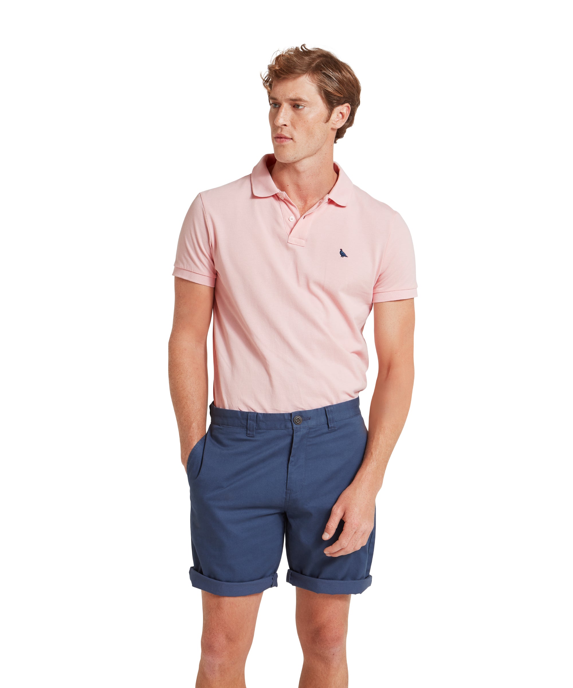 St Ives Polo Shirt - Chalky Coral