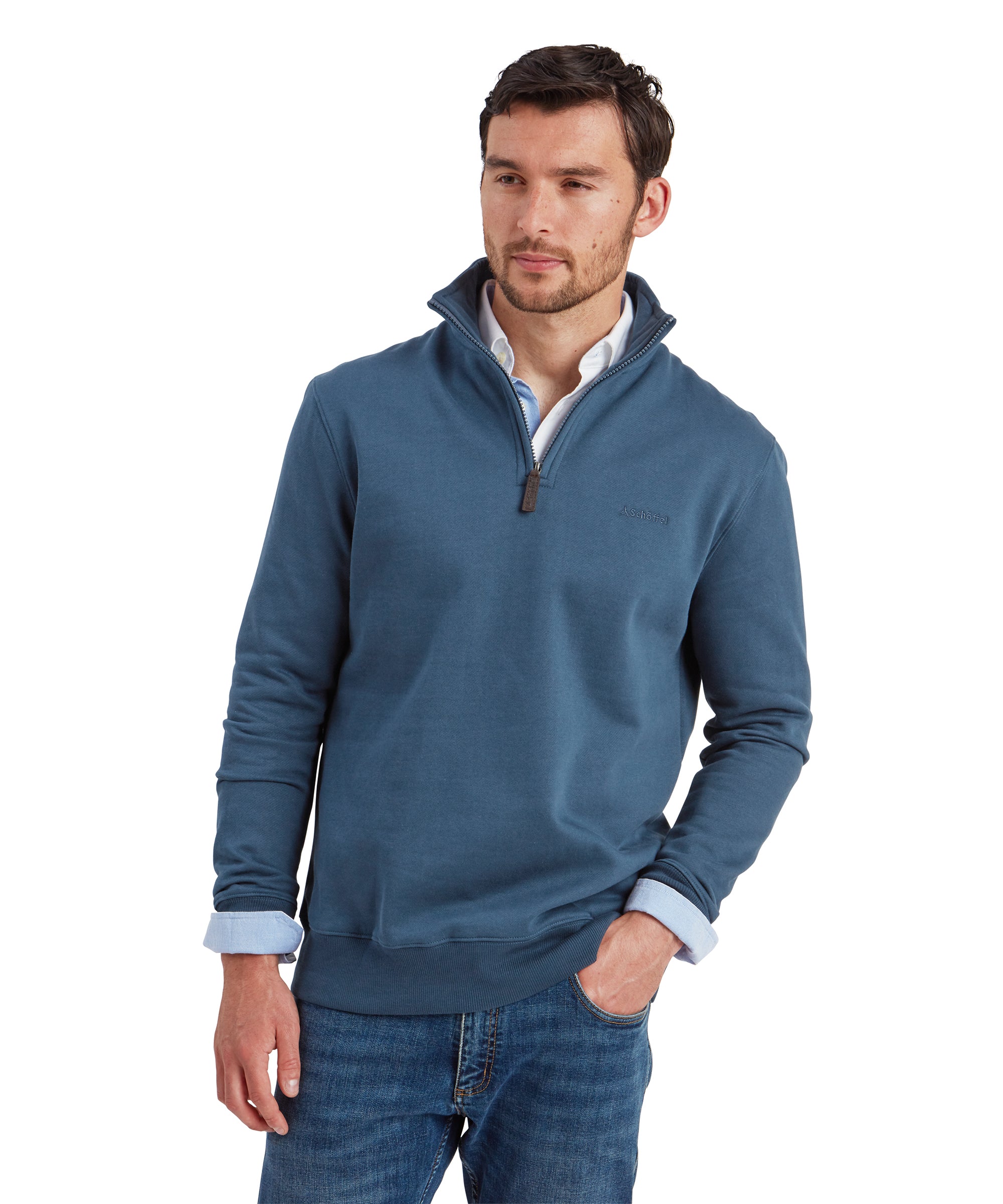 St Merryn Sweatshirt - Petrol Blue