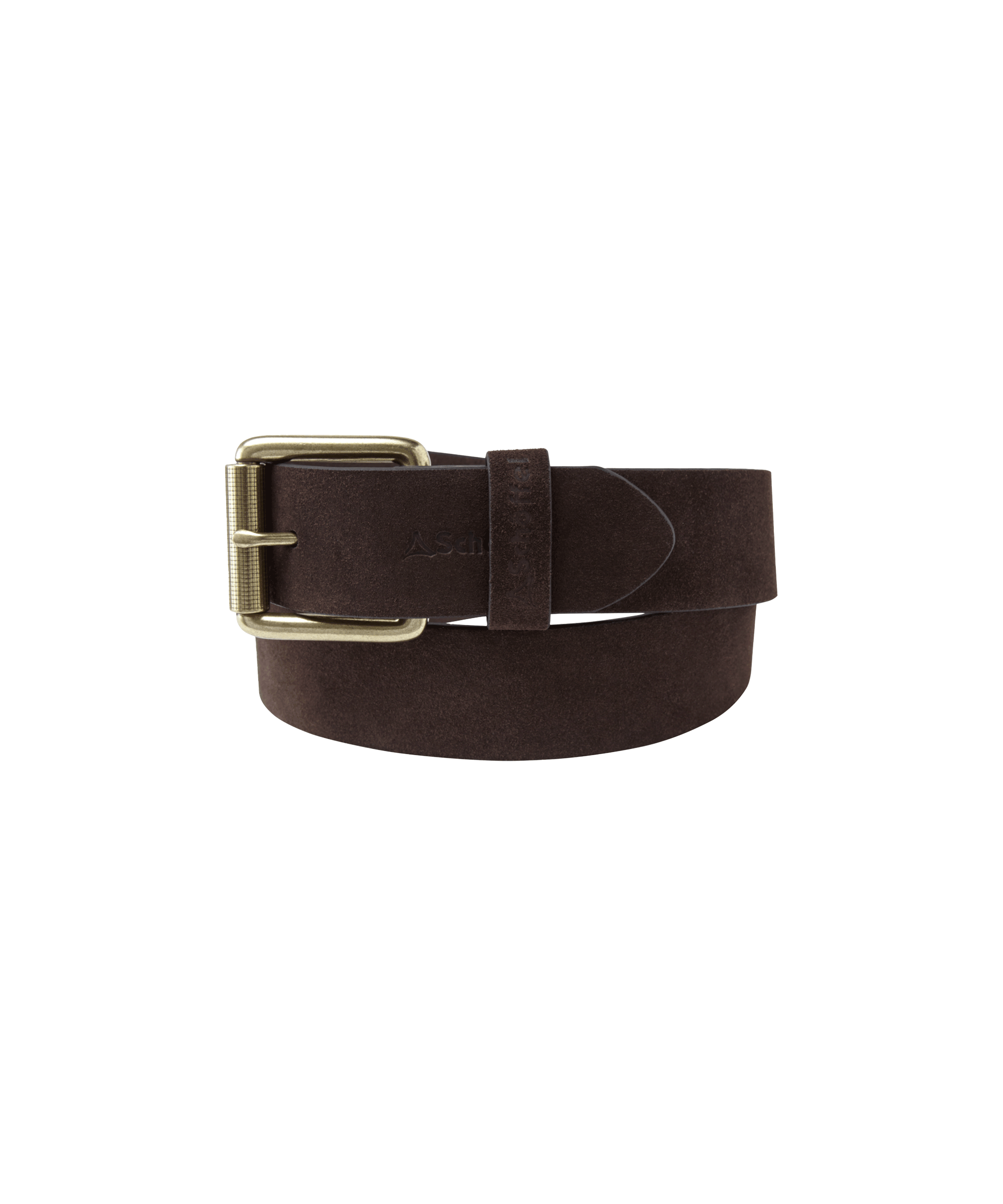 Schöffel Suede Belt for Men in Brown