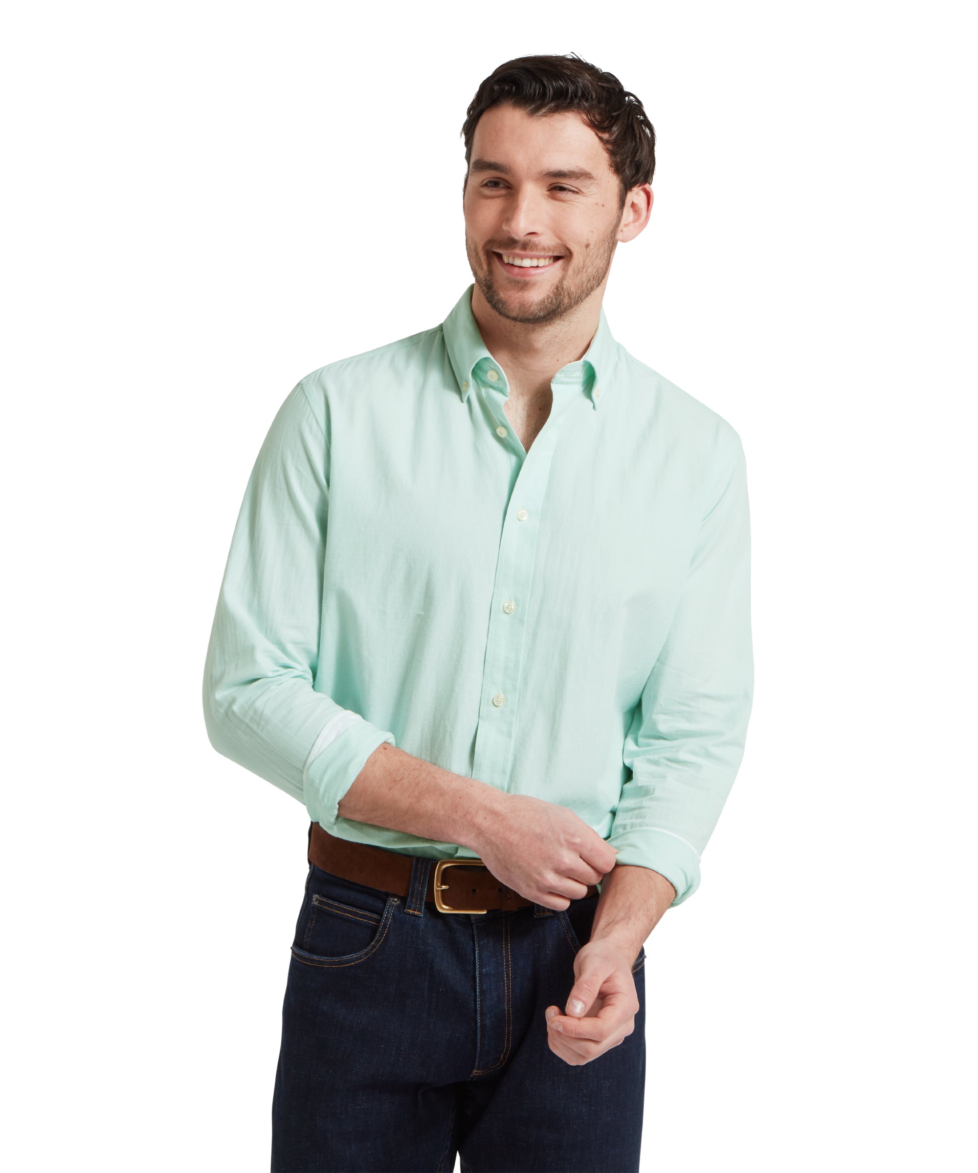 Titchwell Tailored Shirt - Pale Mint