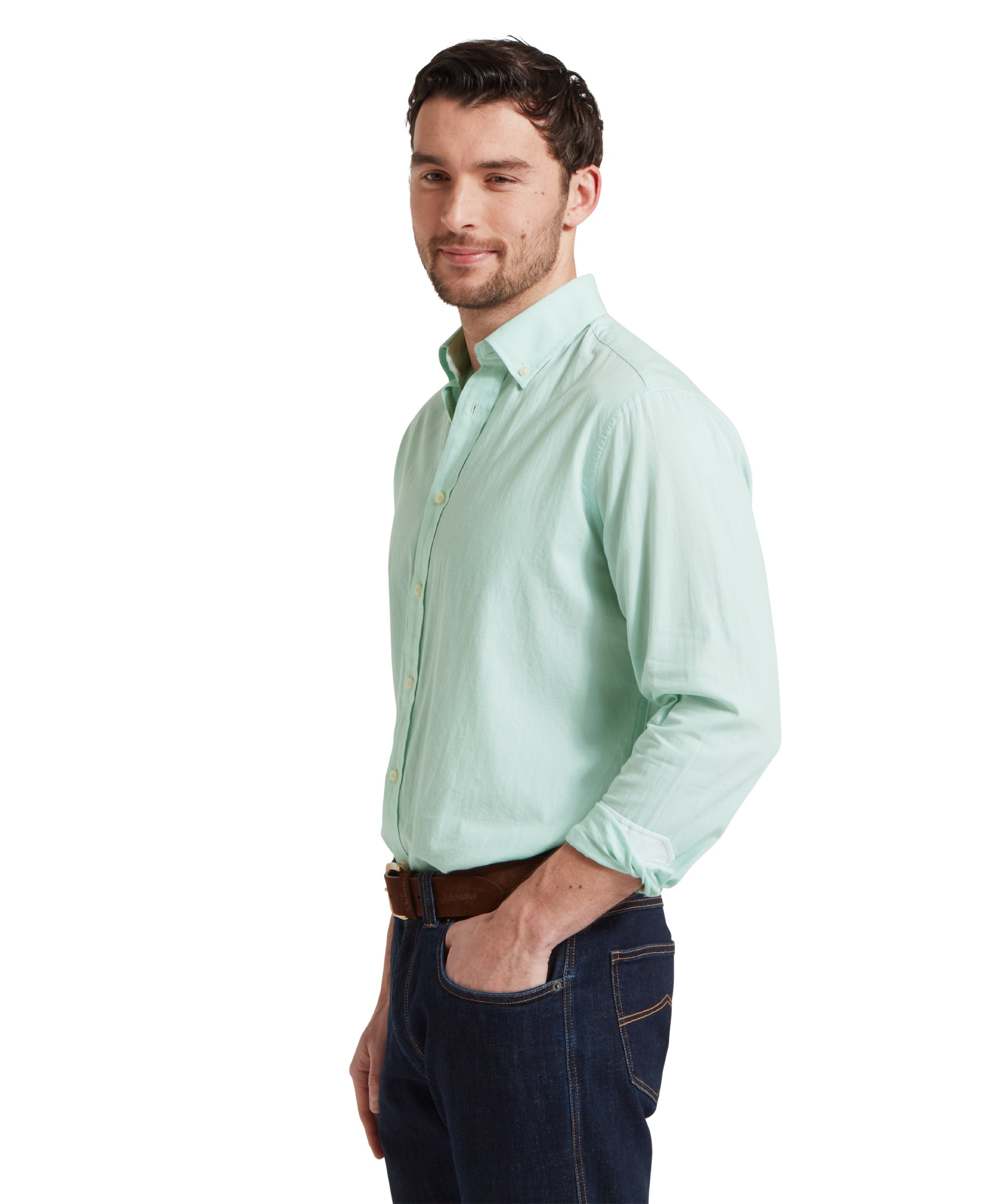 Titchwell Tailored Shirt - Pale Mint