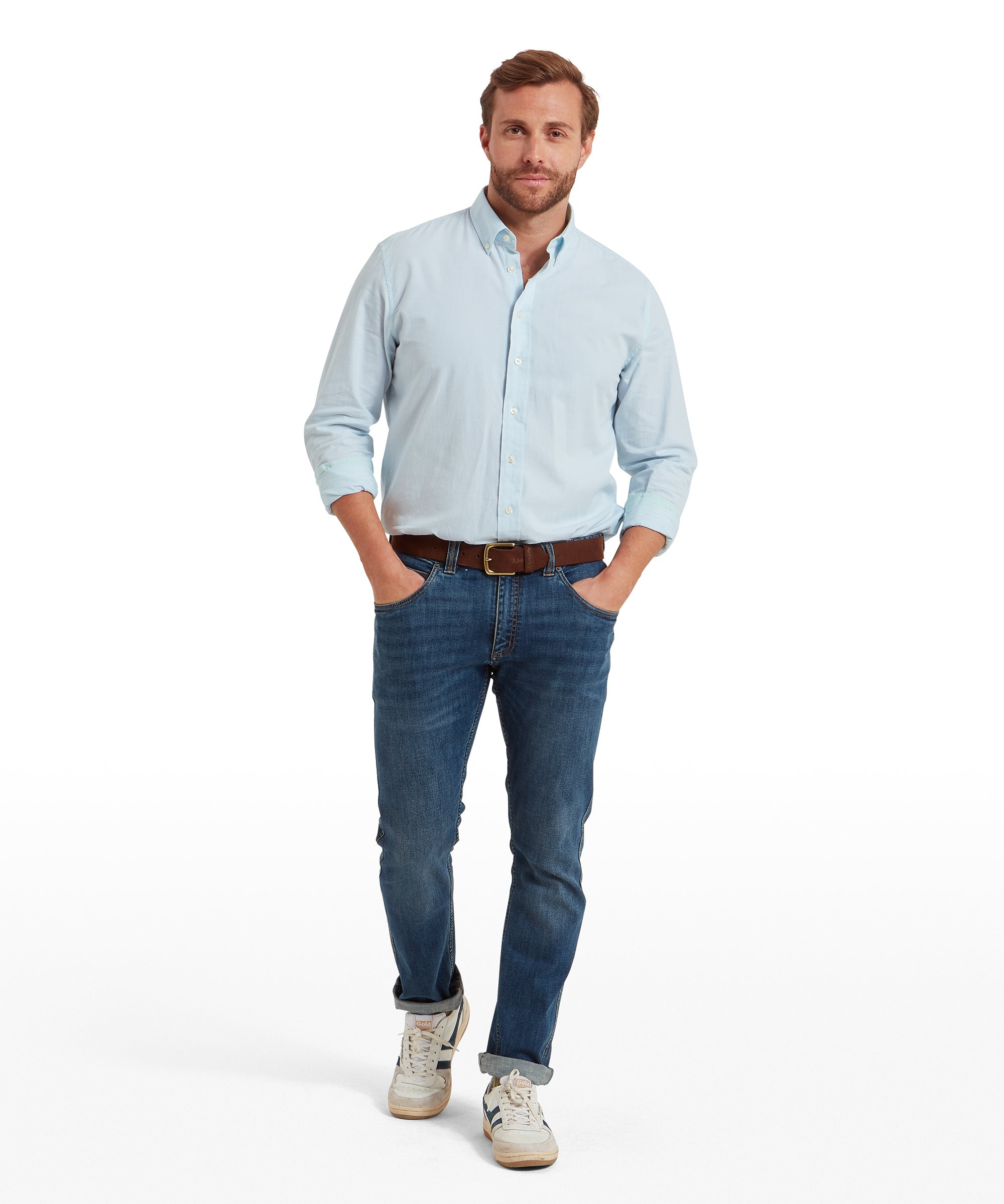 Titchwell Tailored Shirt - Pale Blue