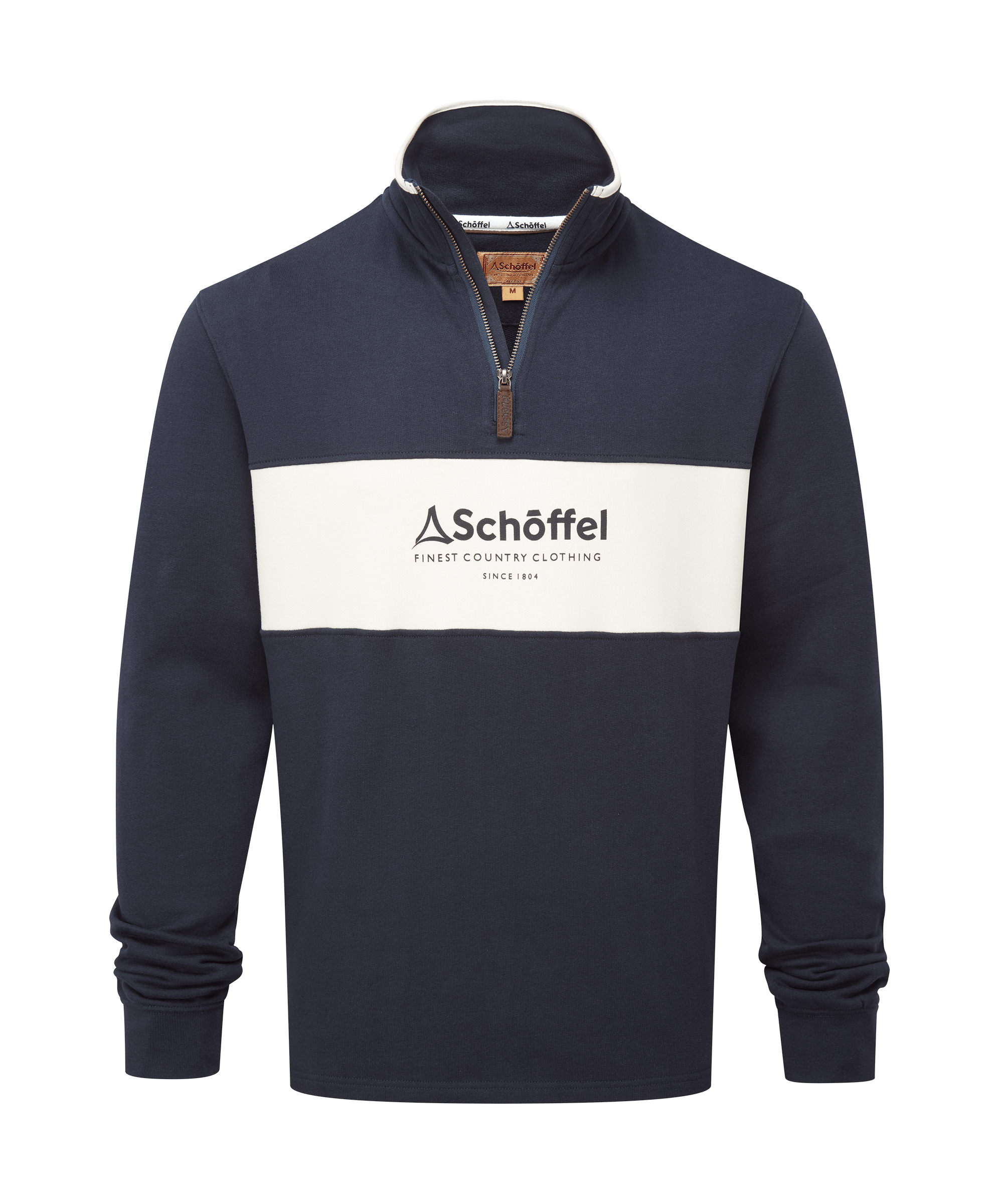 Schöffel Men's Trencrom Quarter Zip Sweatshirt in Navy