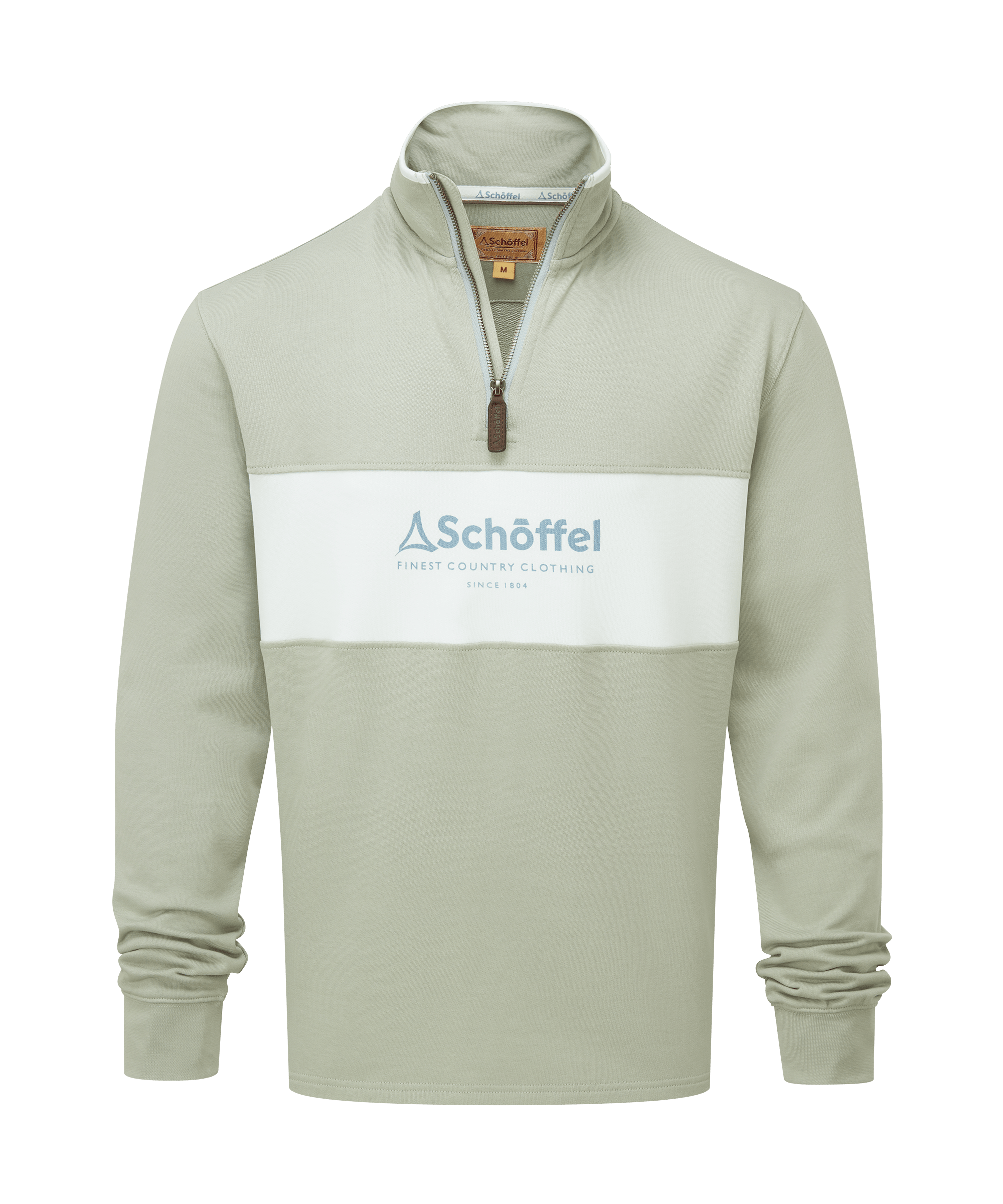 Schöffel Men's Trencrom Quarter Zip Sweatshirt in Grey