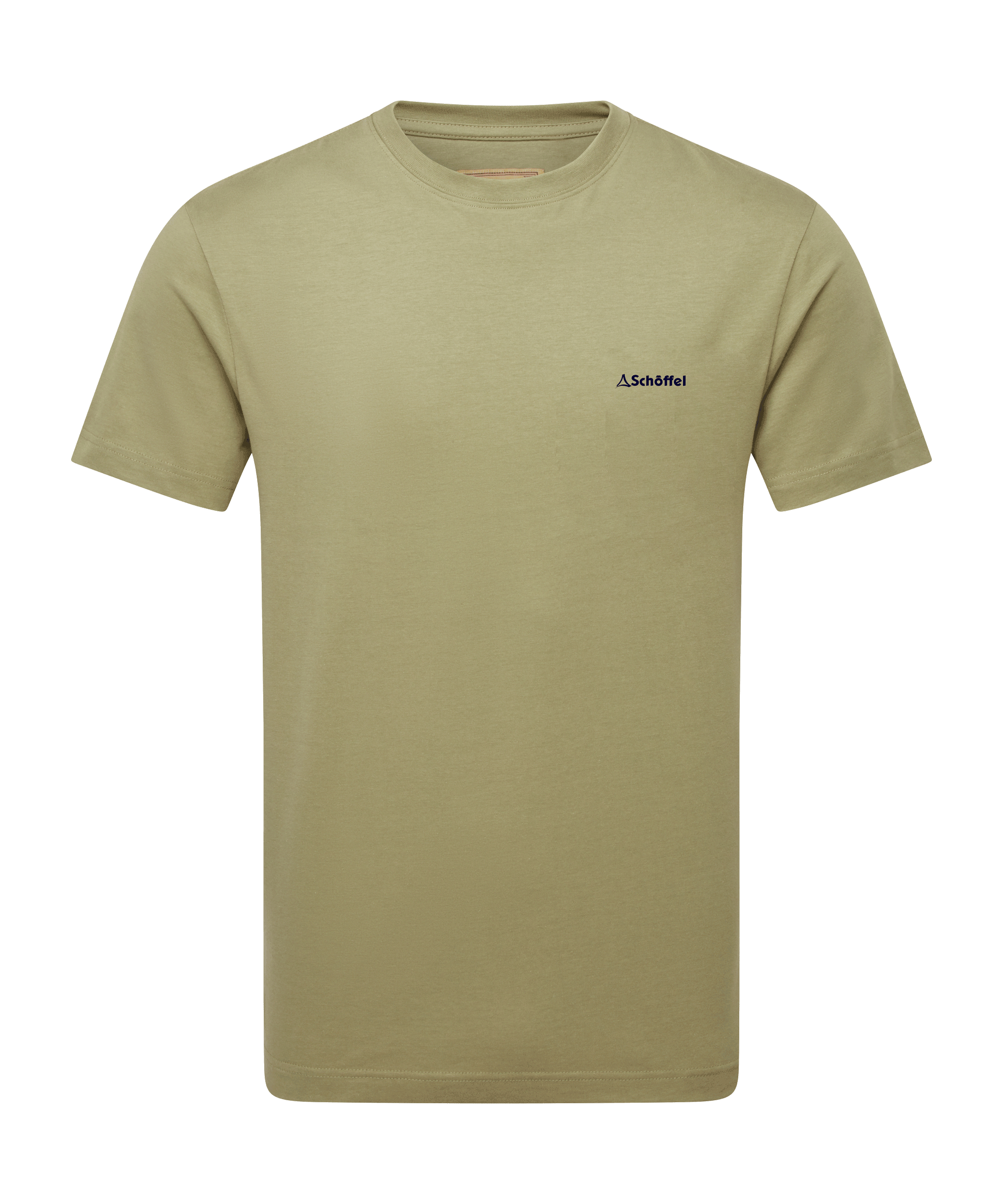 Men s Trevone T Shirt Light Khaki Green Schoffel Country