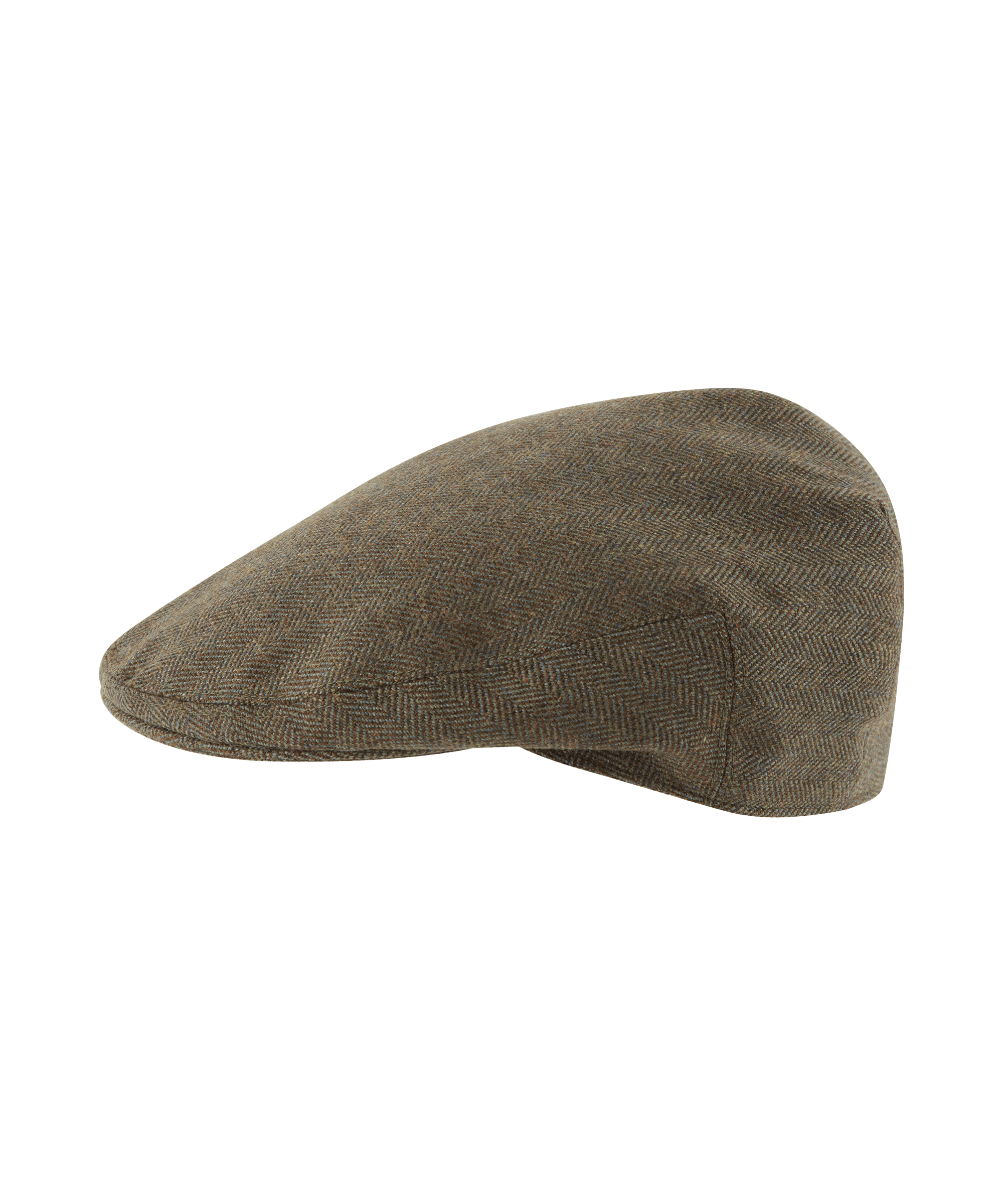 Tweed Classic Cap Loden Green Herringbone Tweed