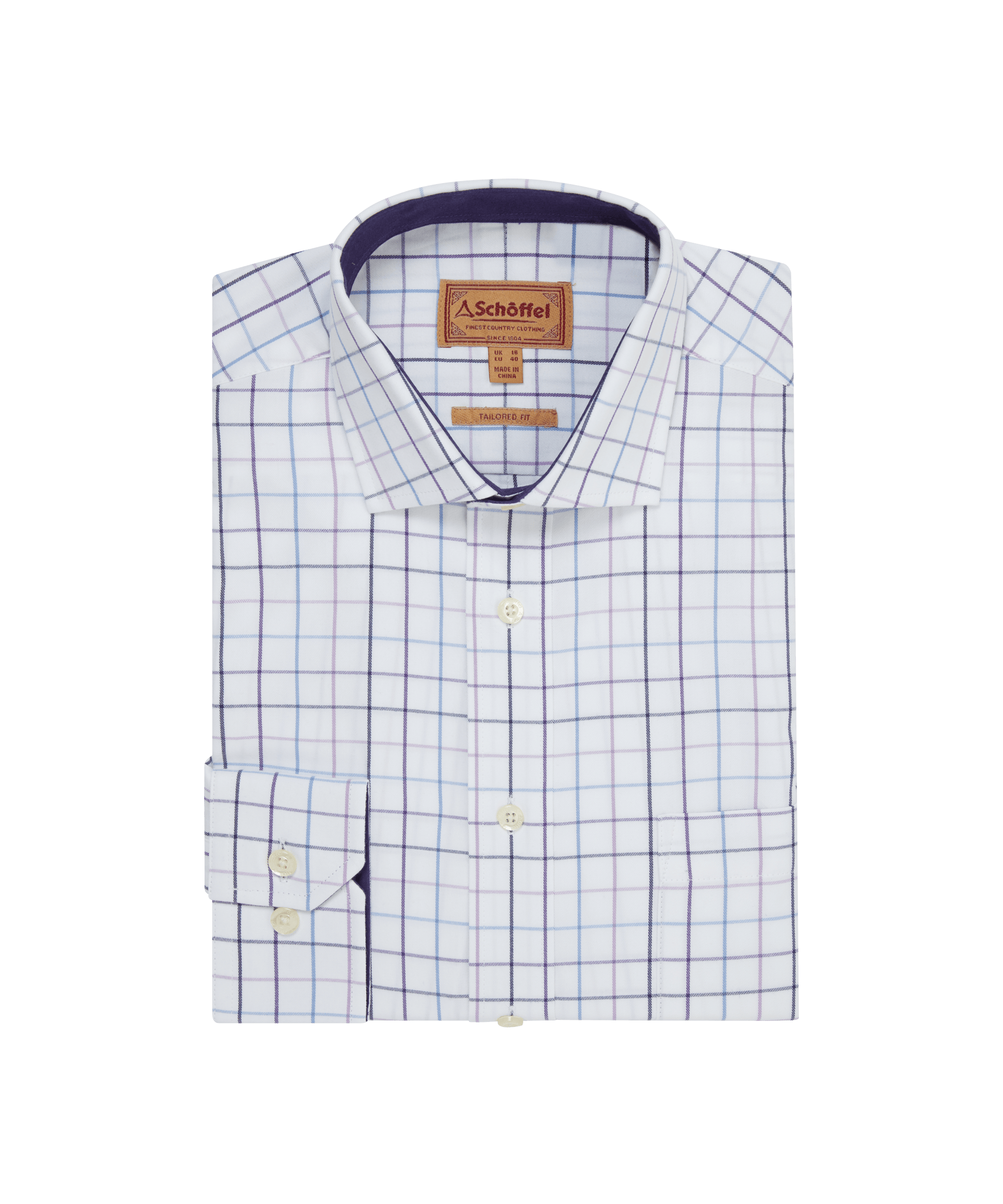 Schöffel Wells Tailored Shirt for Men in Purple