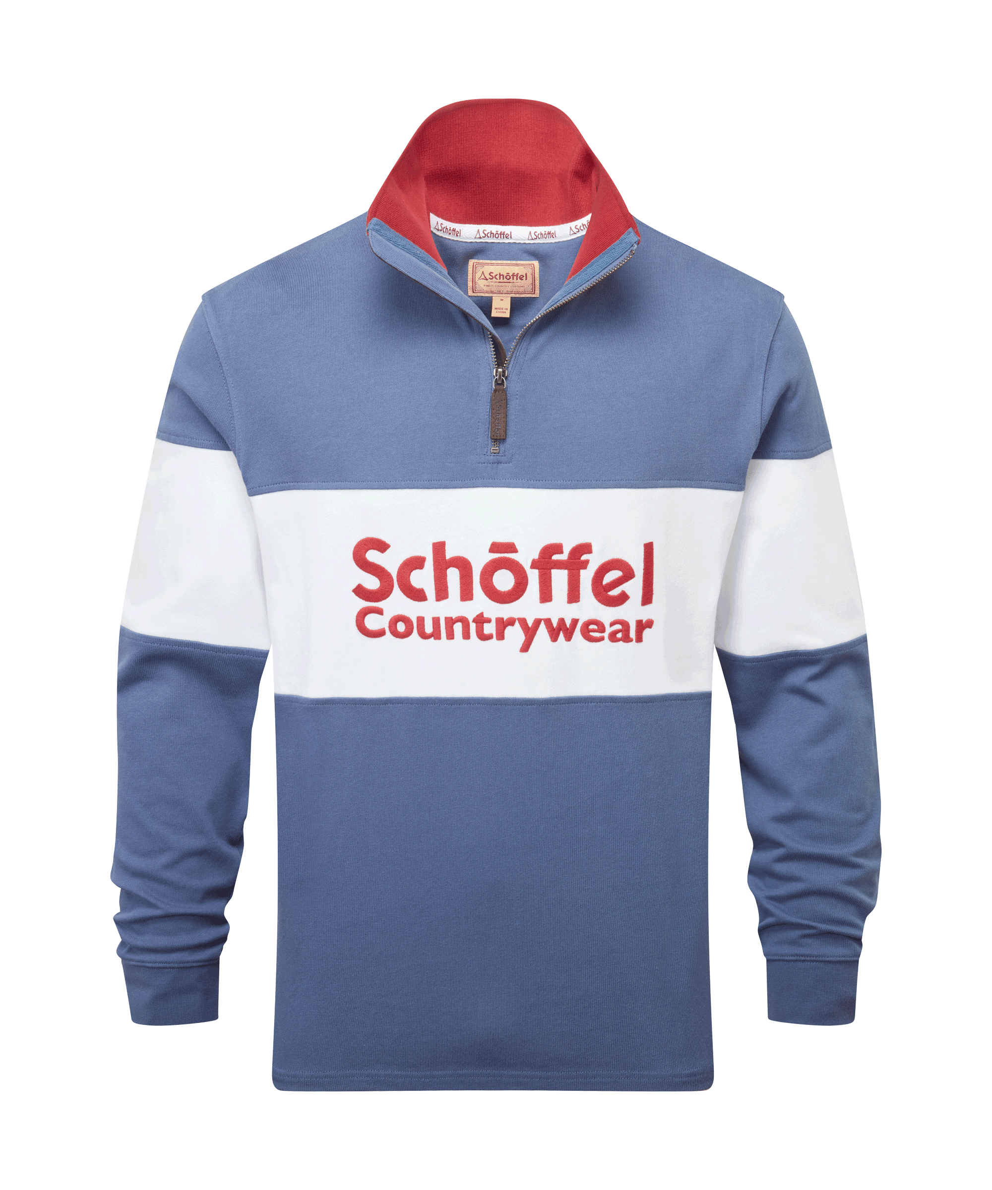 Schöffel Exeter Heritage 1/4 Zip for Unisex in Blue