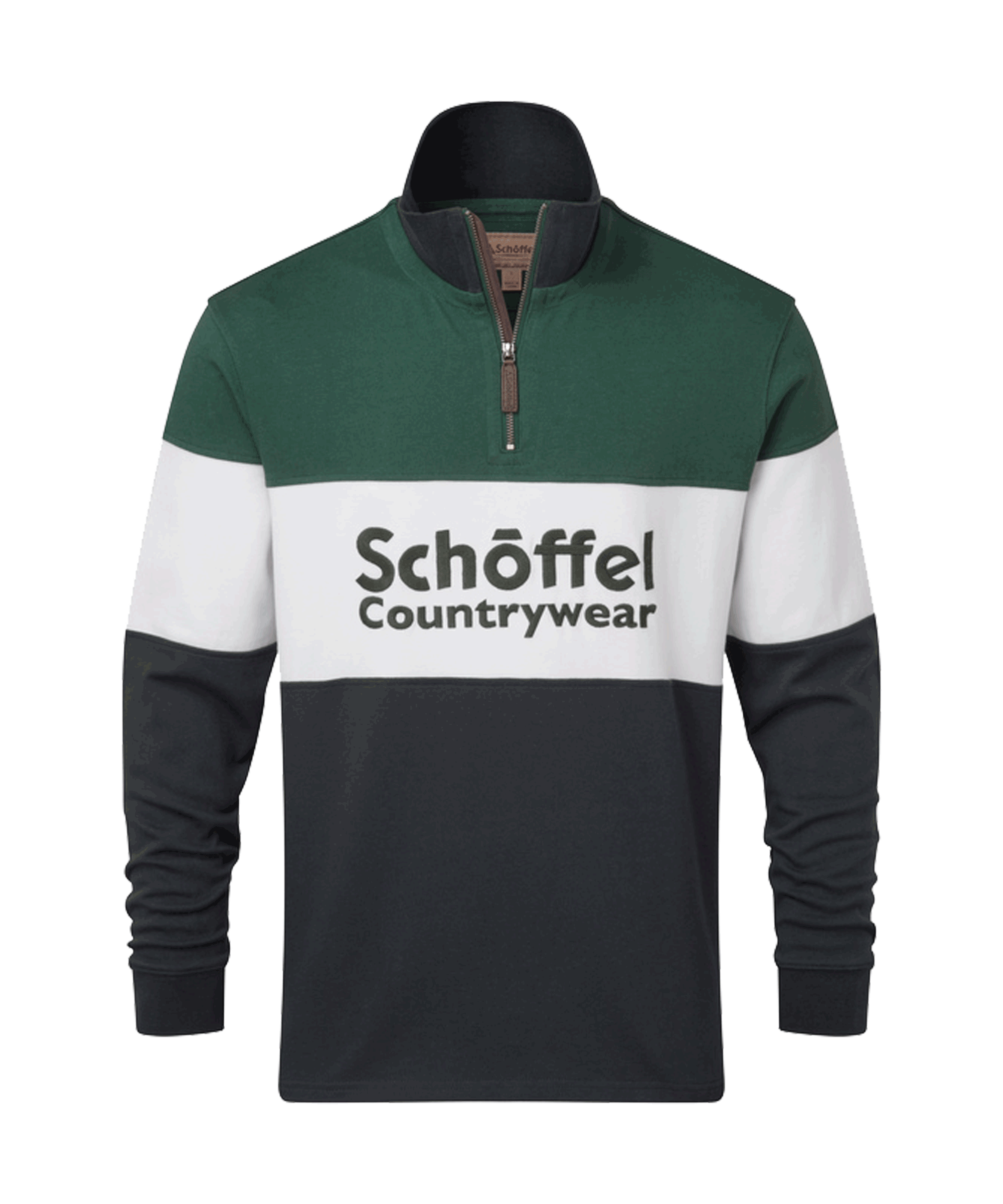 Schöffel Exeter Heritage 1/4 Zip for Unisex in Navy