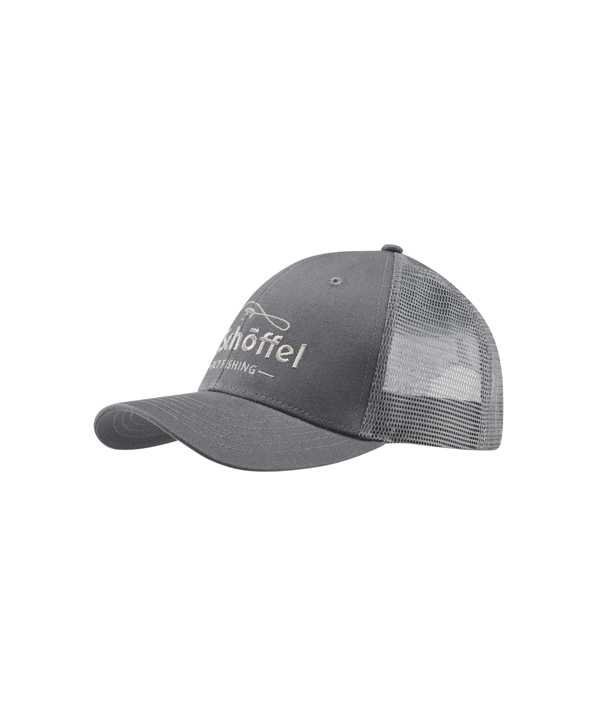 Schöffel Unisex Fly Fishing Trucker Cap in Grey