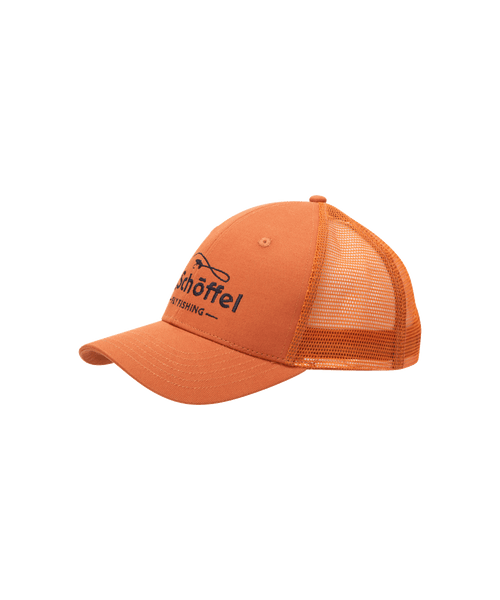 Unisex Fly Fishing Trucker Cap Orange | Schöffel Country