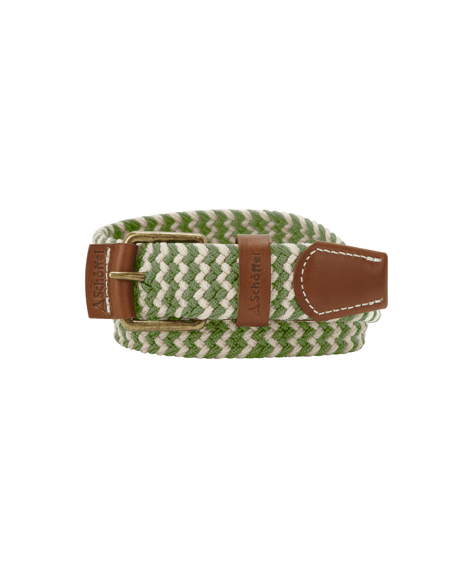 Schöffel Unisex Matlock Belt in Green and White