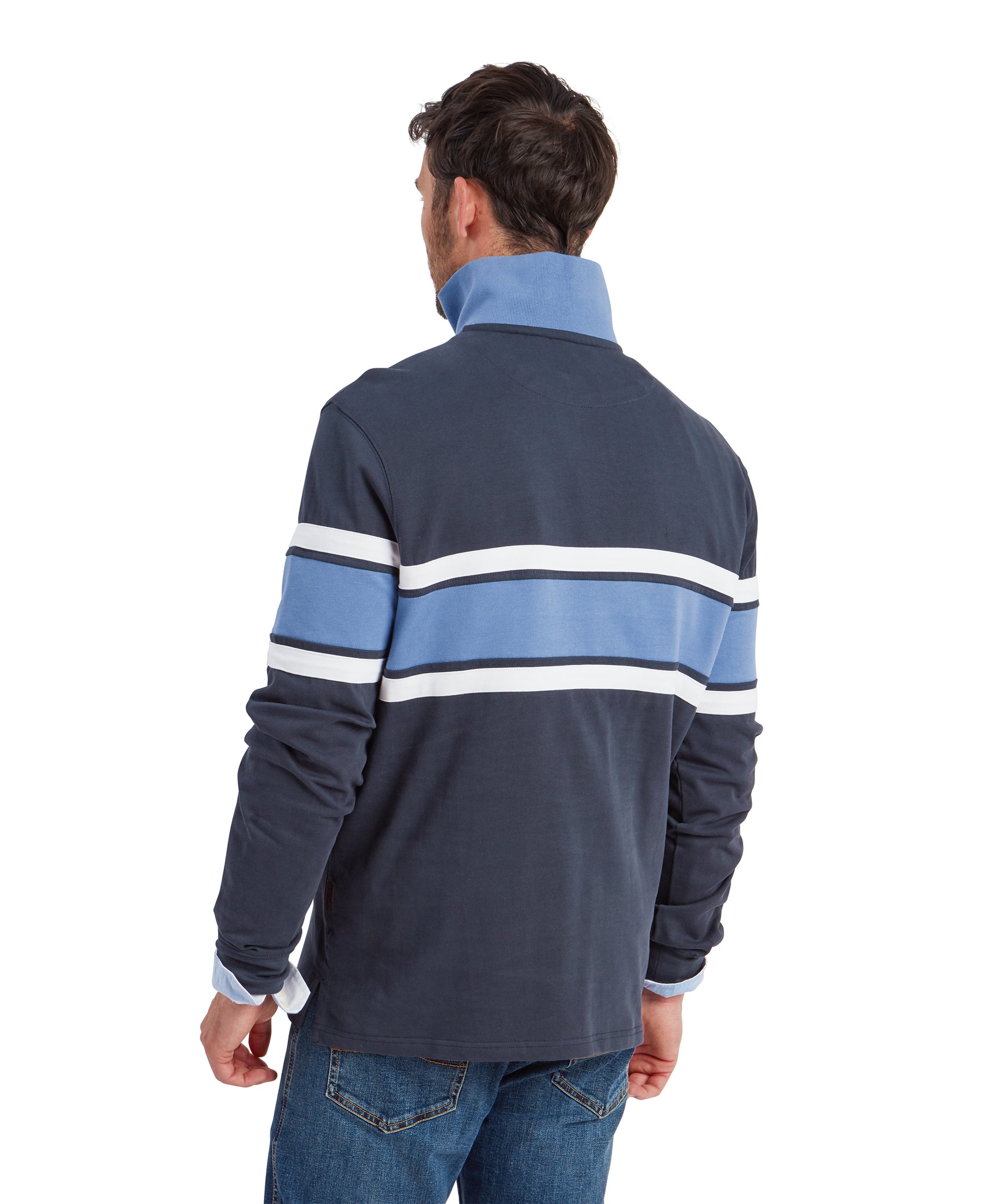 Exmouth Heritage Quarter Zip - Petrol Blue