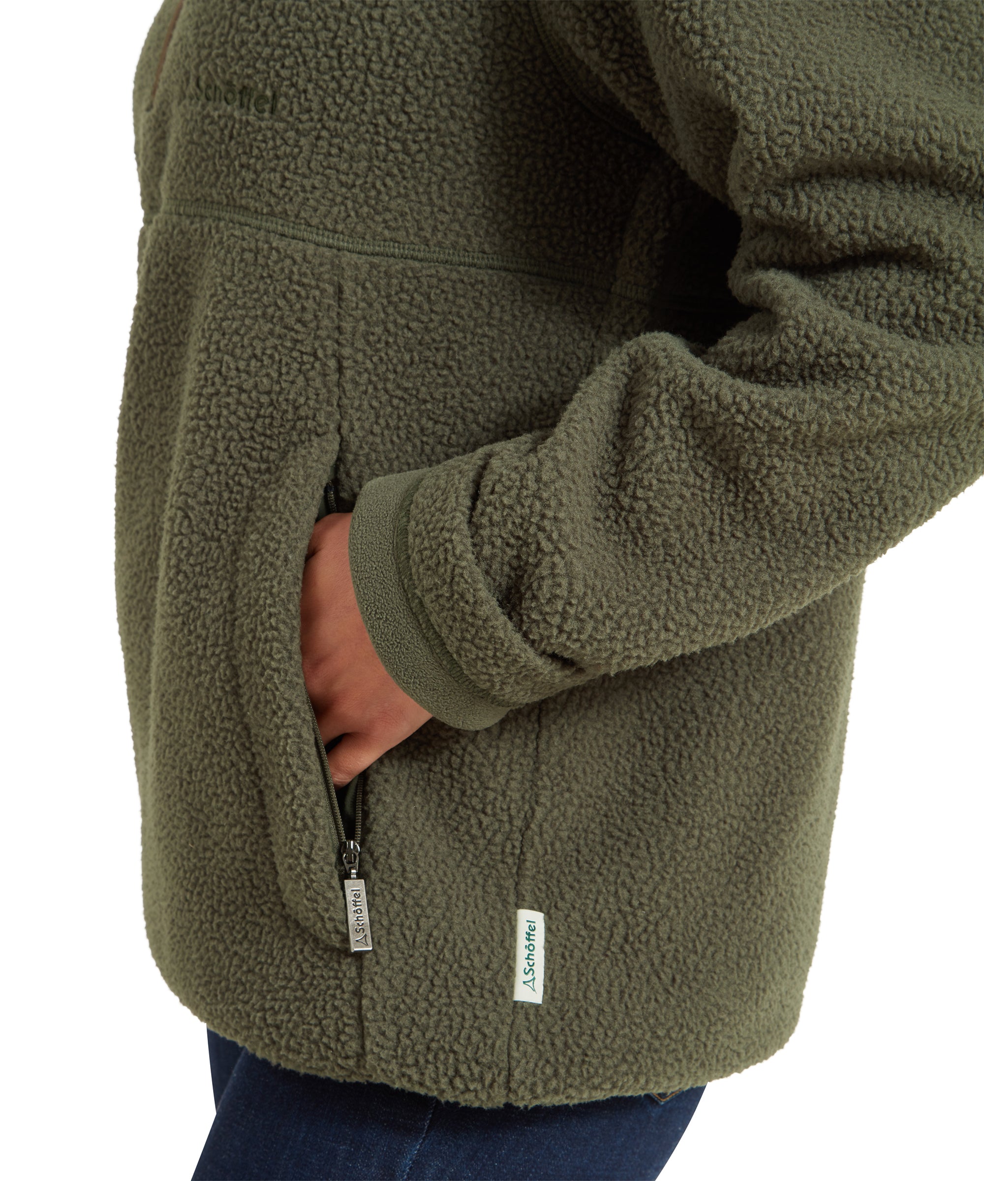 Berkeley Retro Quarter Zip Fleece - Woodland