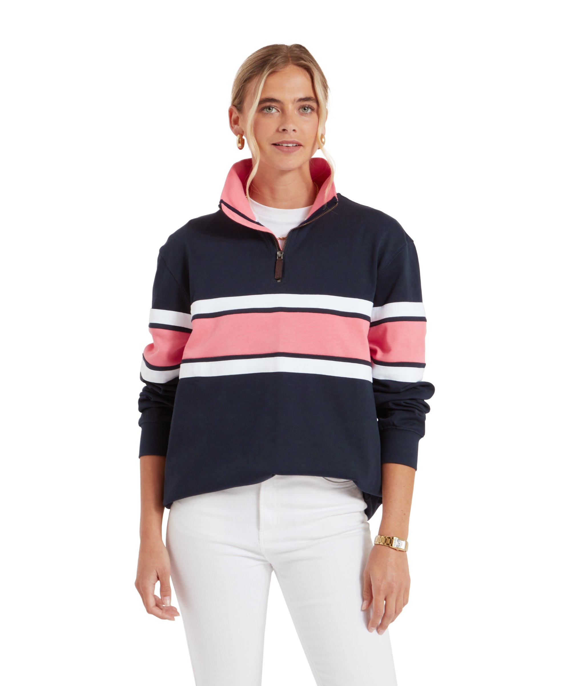 Exmouth Heritage Quarter Zip - Navy