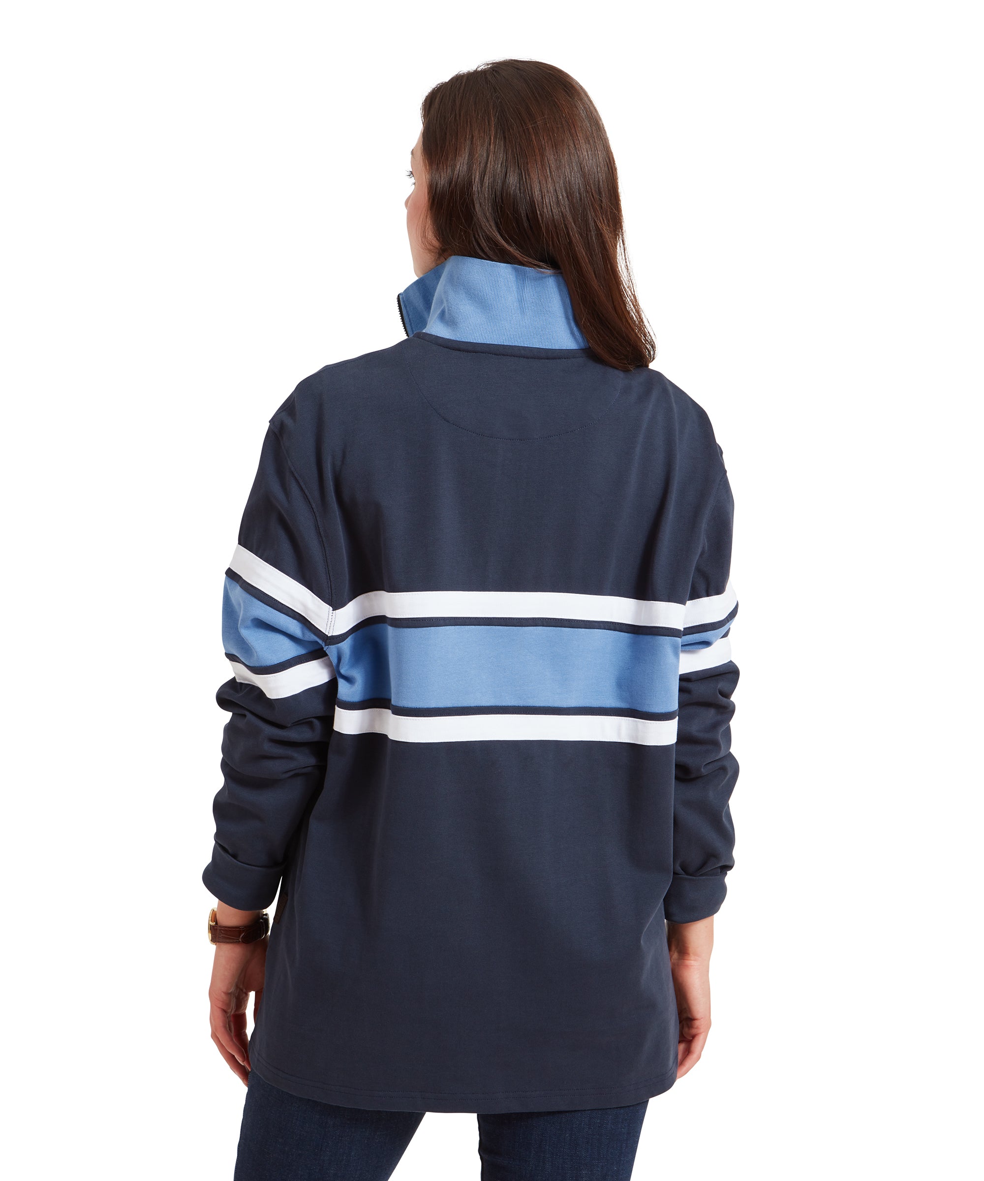 Exmouth Heritage Quarter Zip - Petrol Blue