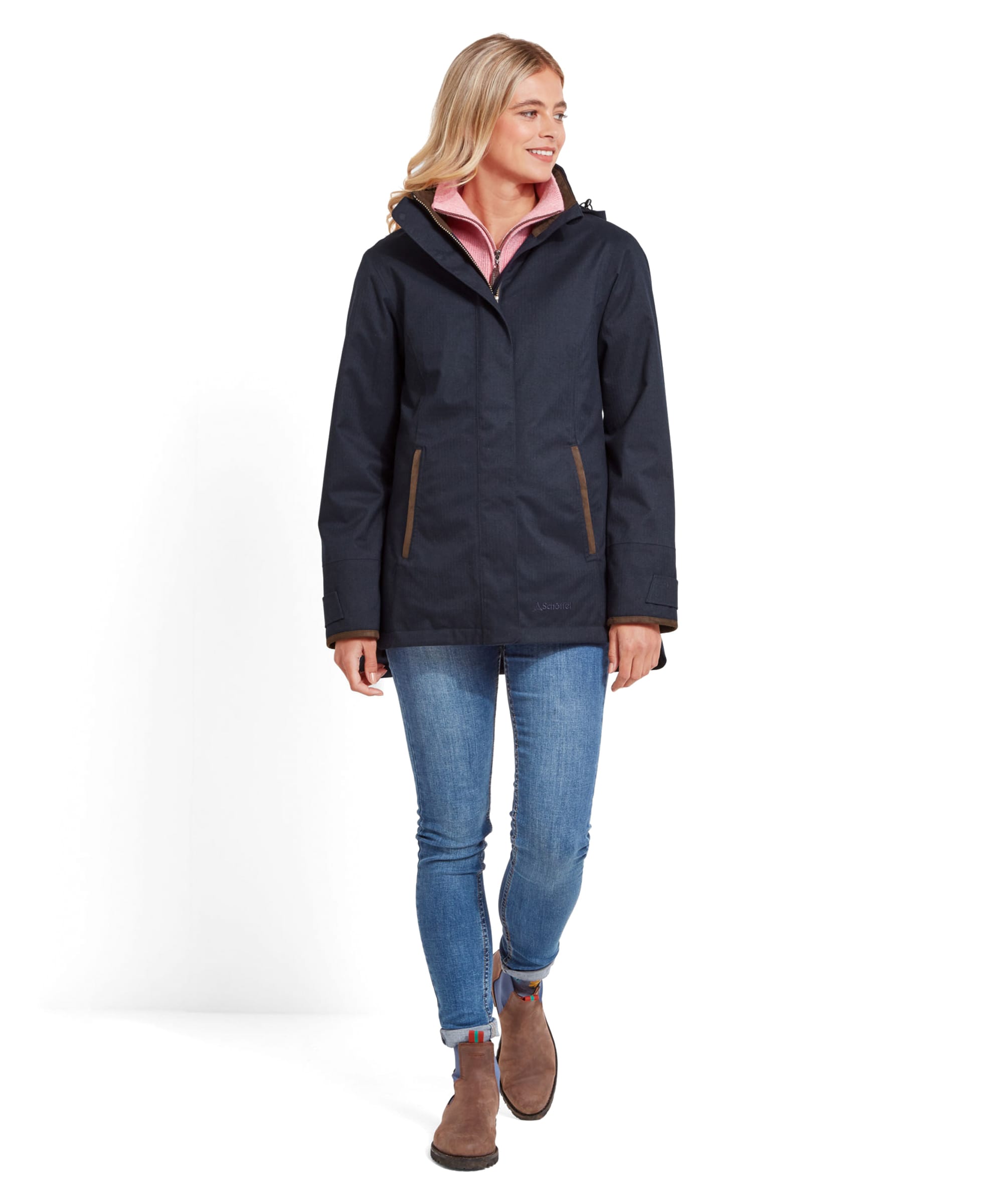 Women s Wakerley Jacket Blue Schoffel Country