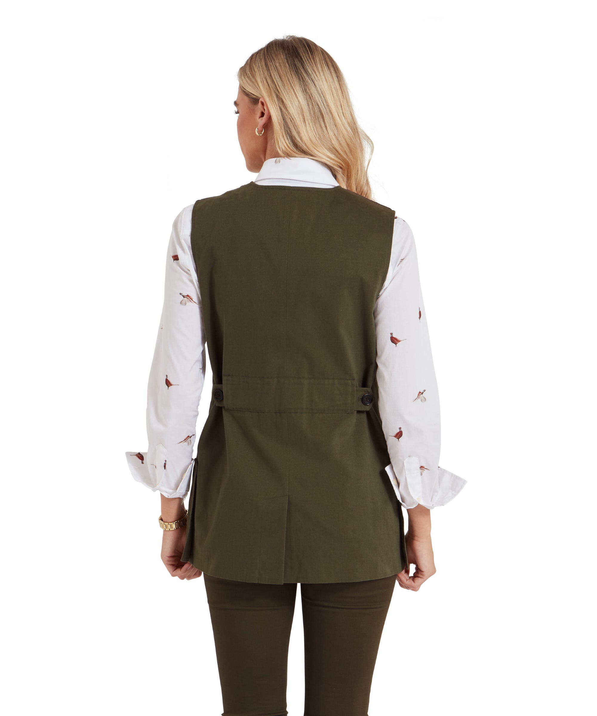 Women's All Season Shooting Vest - Dark Olive