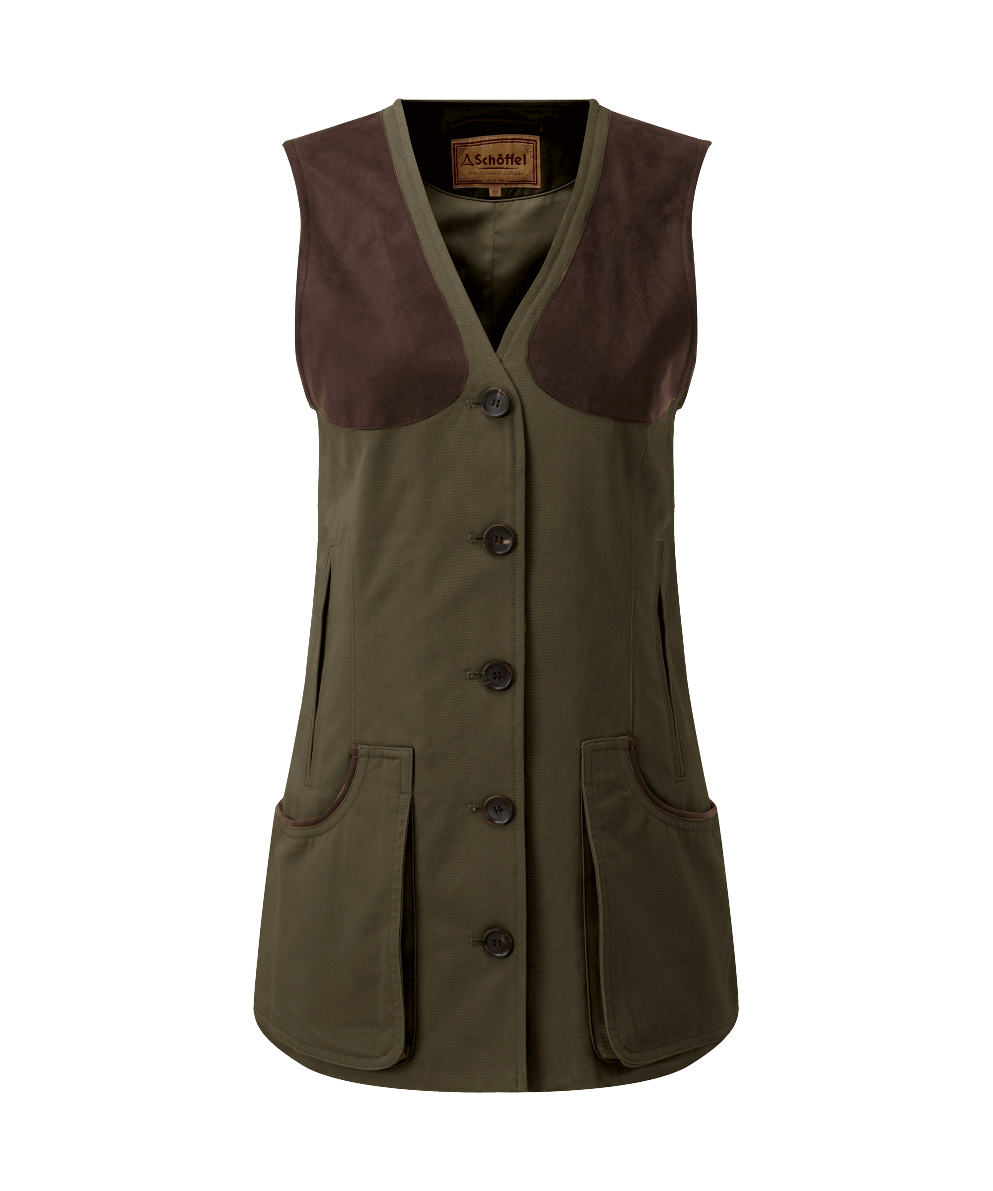 Schöffel All Season Shooting Vest for Women in Green