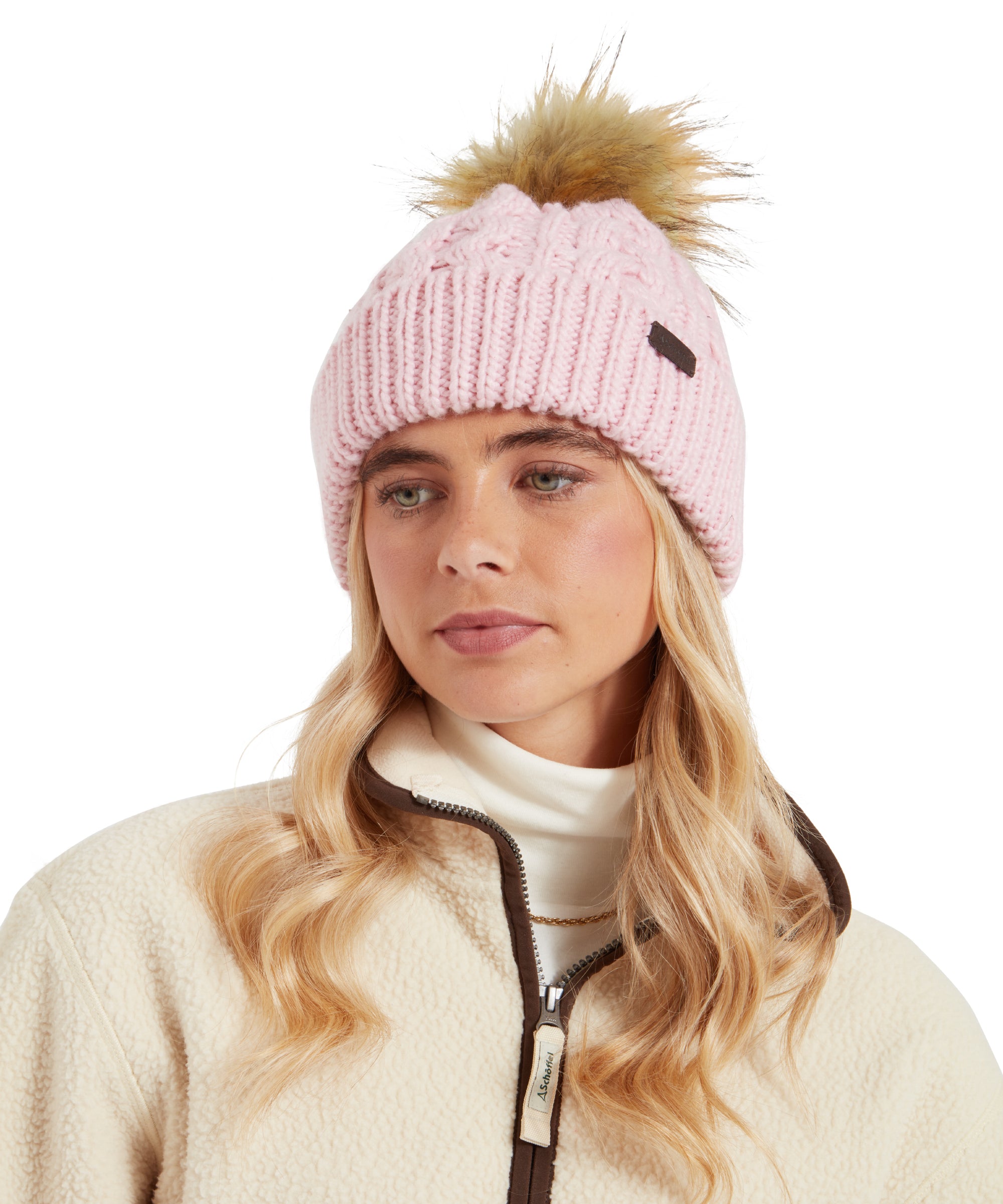 Barbour fle mallory pom beanie