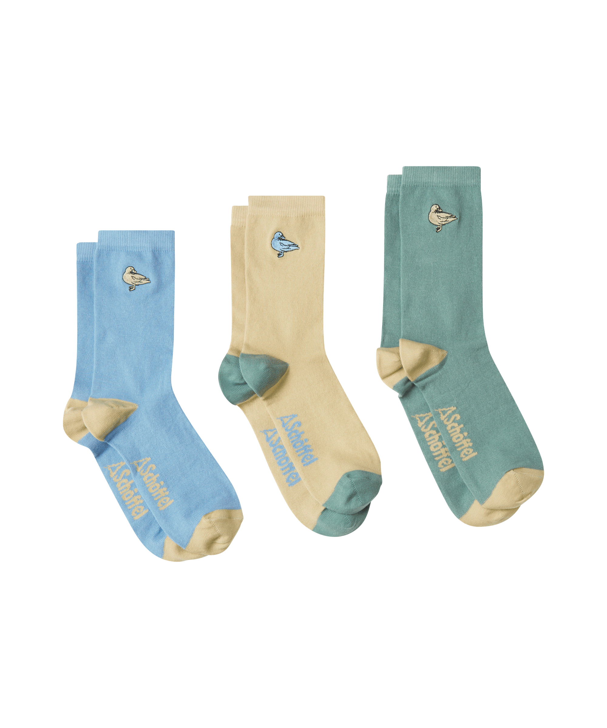 Schöffel Bamboo Sock Box of 3 for Women in Blue