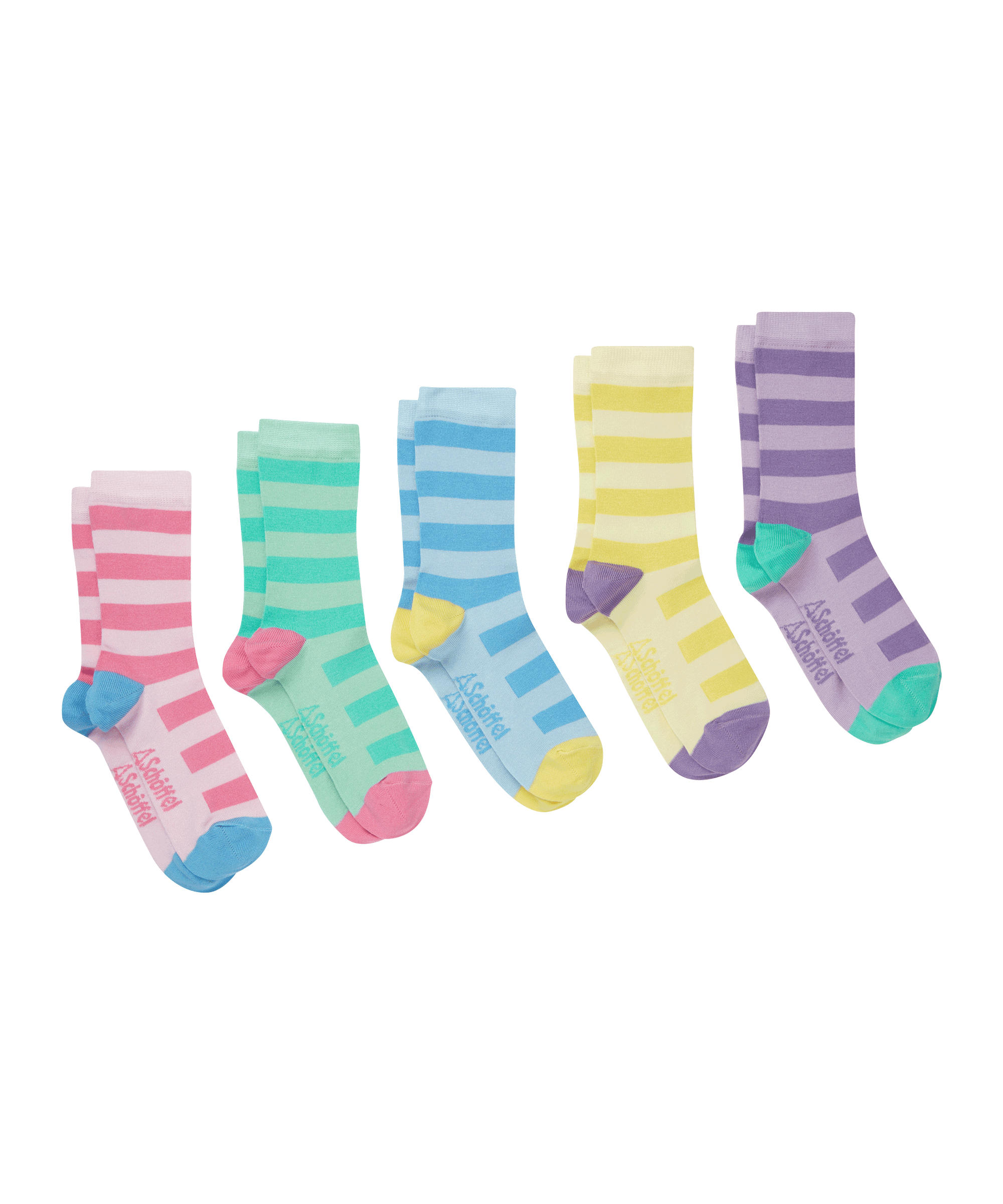 Schöffel Bamboo Sock Box of 5 for Women in Yellow