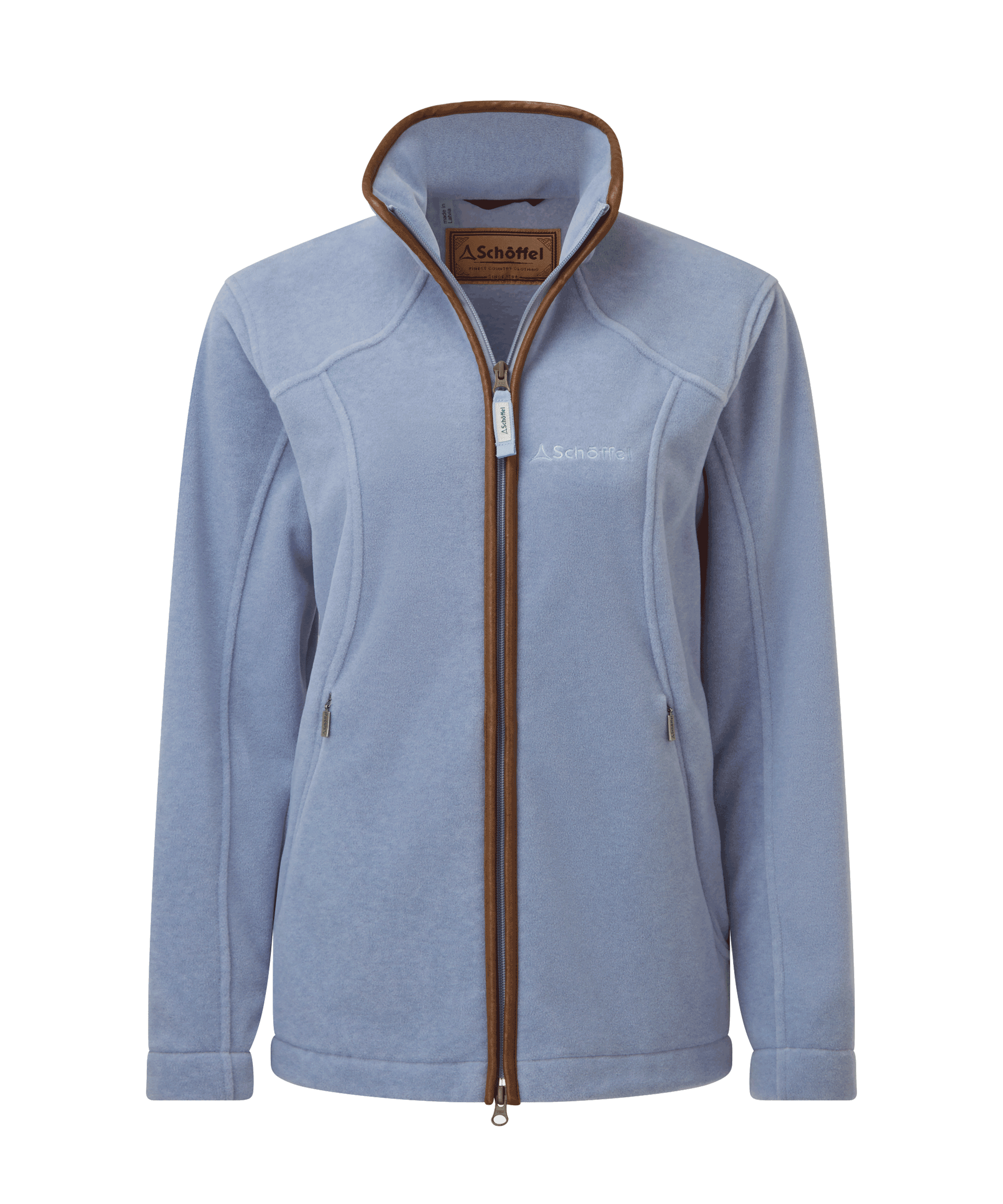 Ladies light blue fleece jacket hotsell