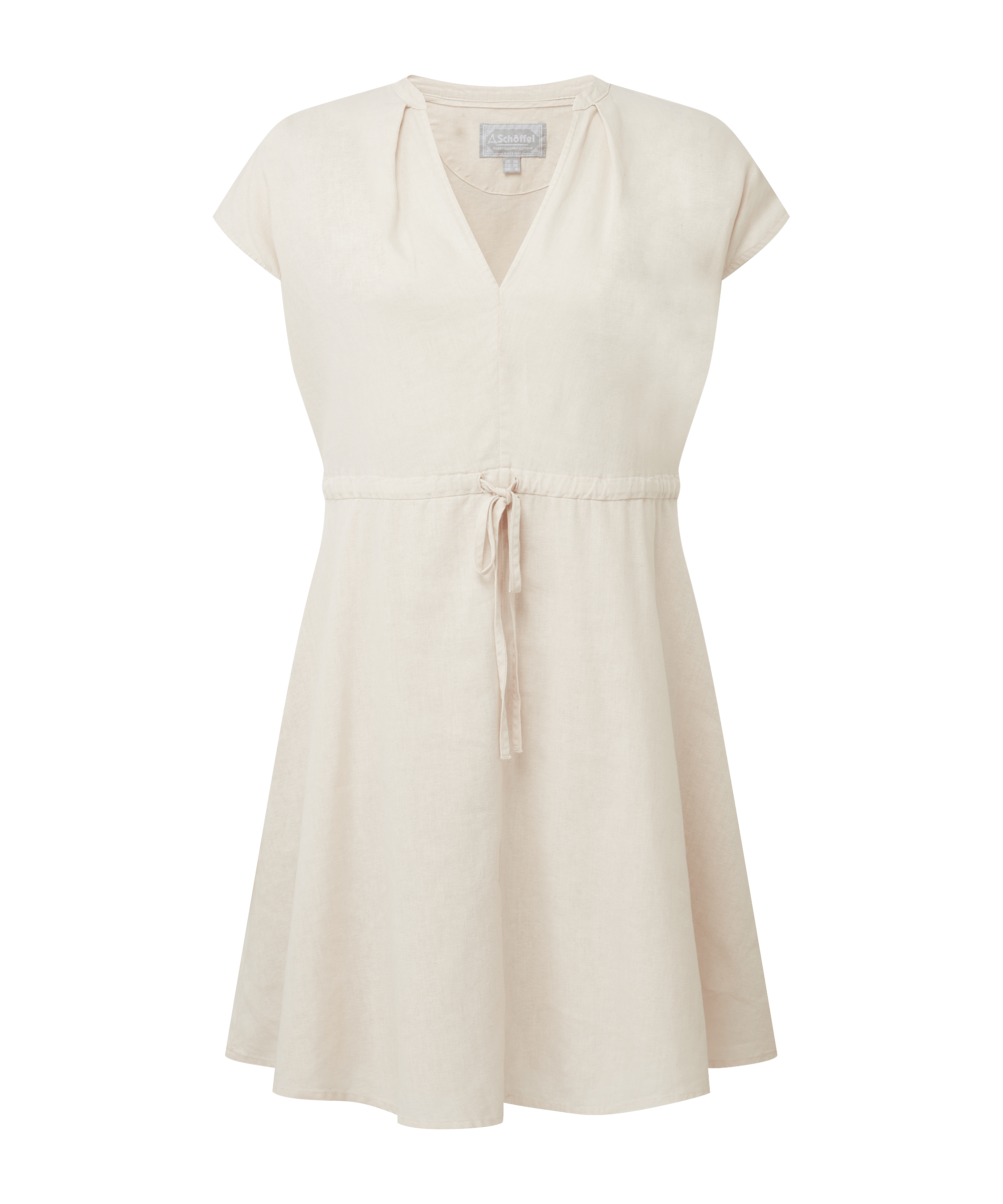 Schöffel Women's Camelia Linen Dress in Light Brown