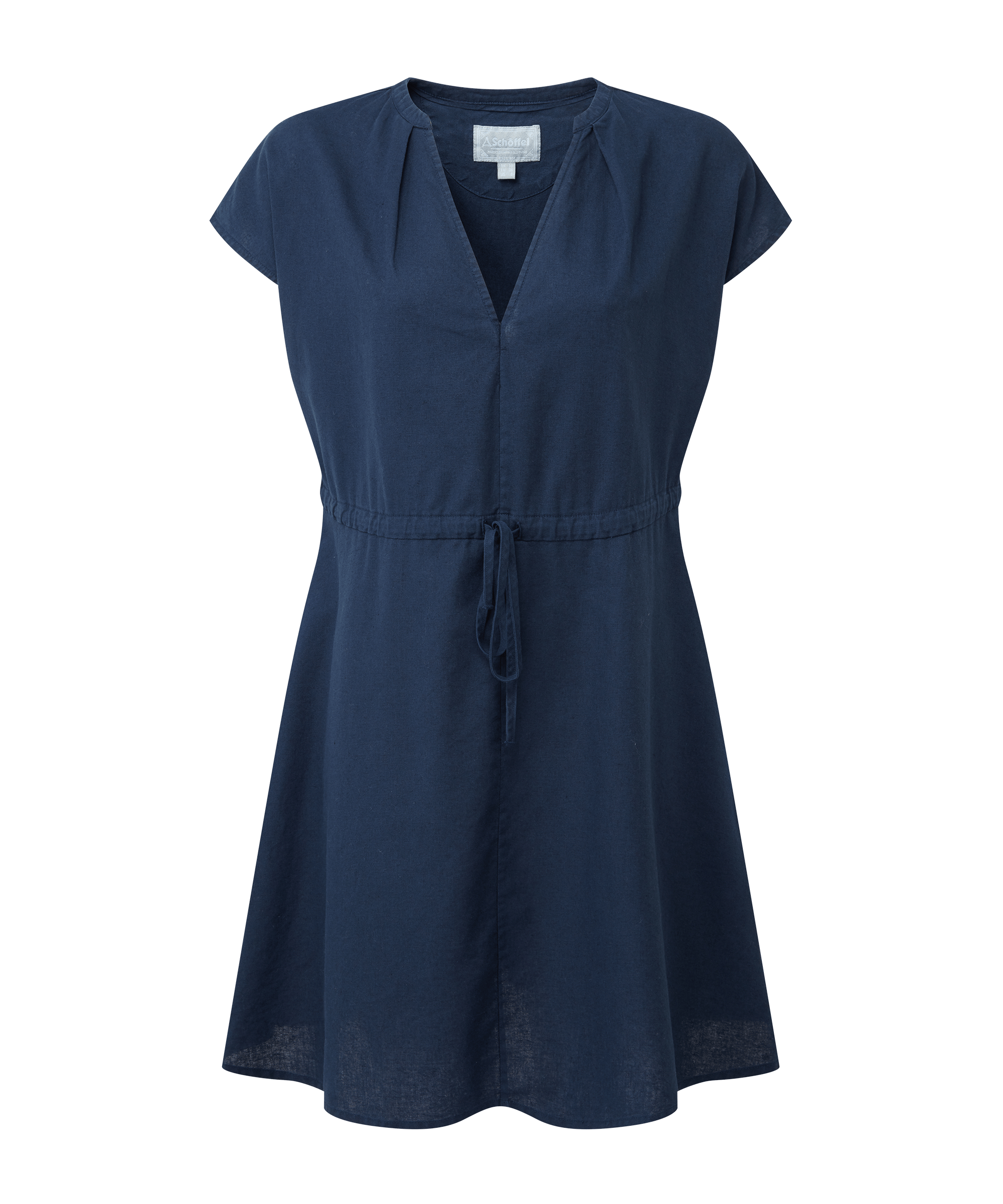 Schöffel Women's Camelia Linen Dress in Navy