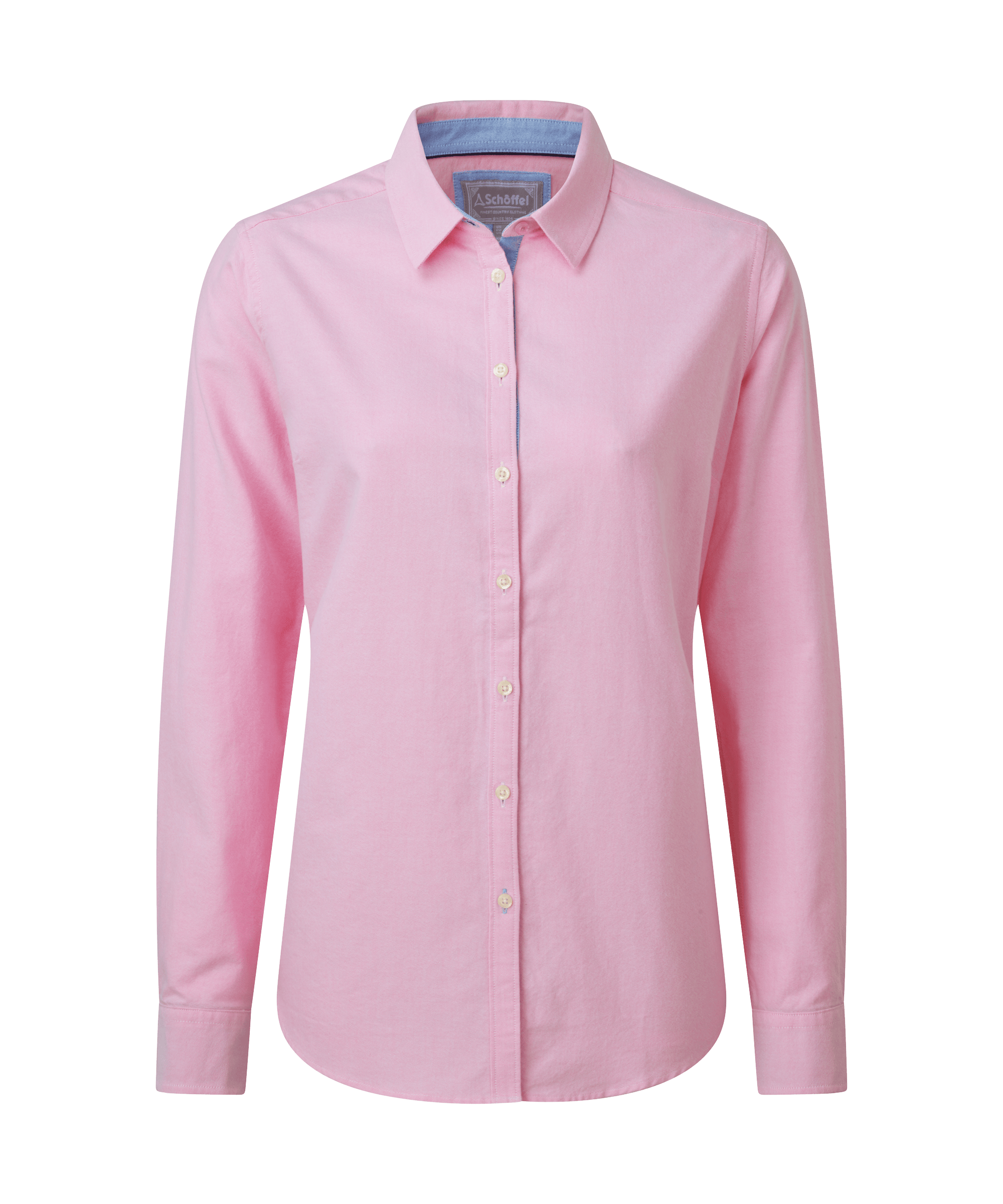 Women s Cley Soft Oxford Shirt Light Pink Schoffel Country