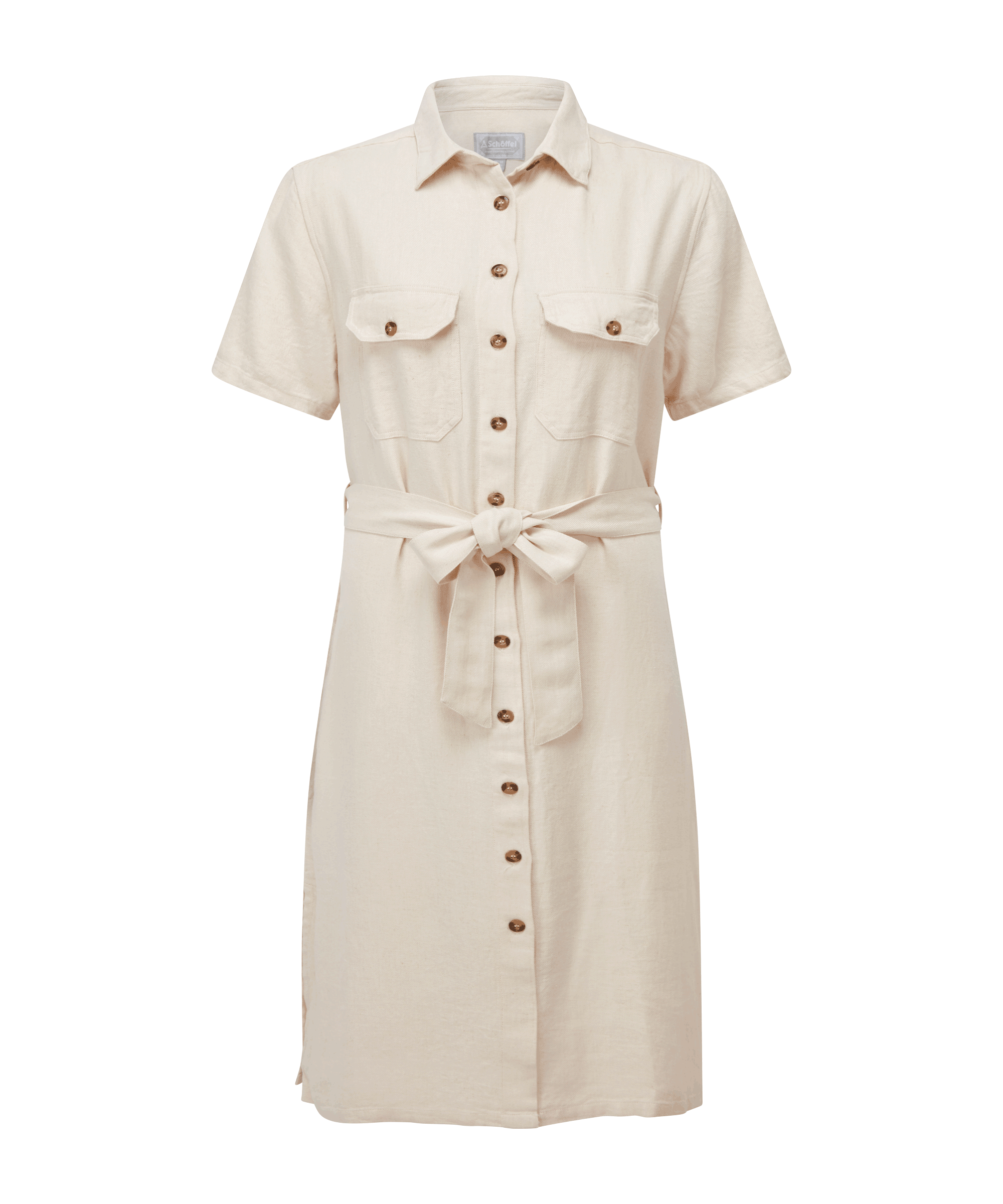 Schöffel Daisy Linen Dress for Women in Light Brown