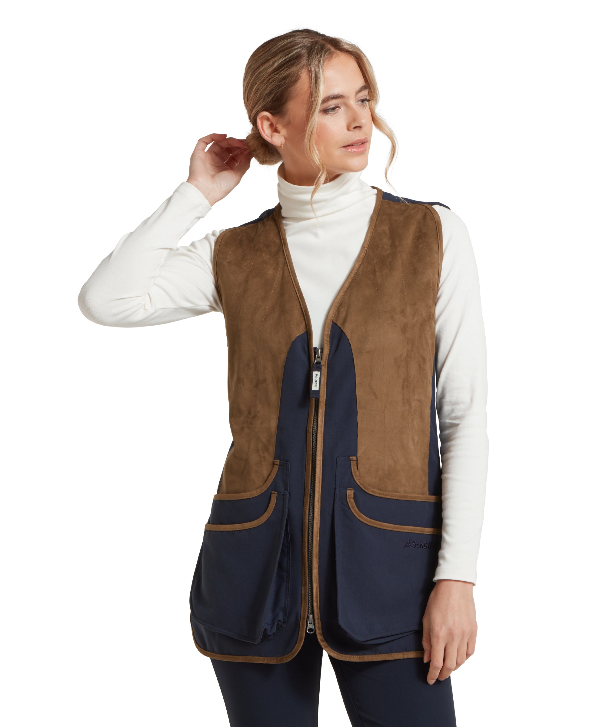 Edenham Clay Shooting Vest - True Navy