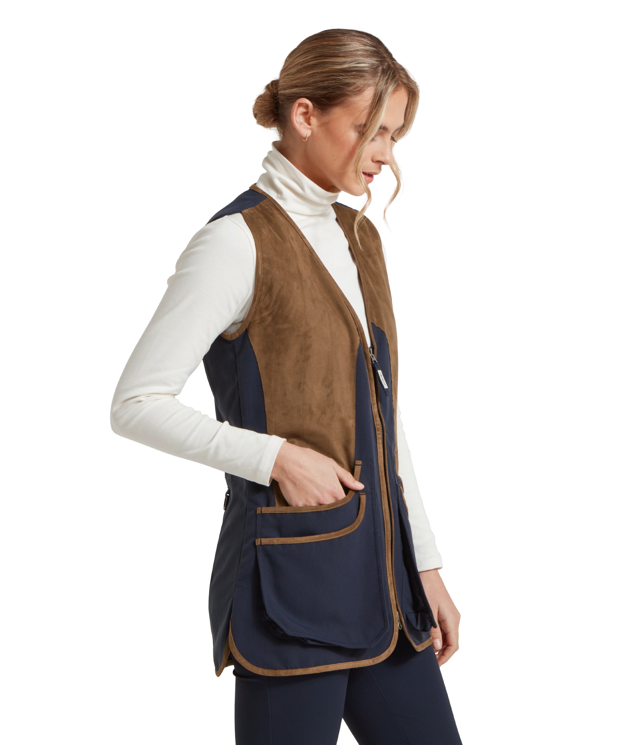 Edenham Clay Shooting Vest - True Navy