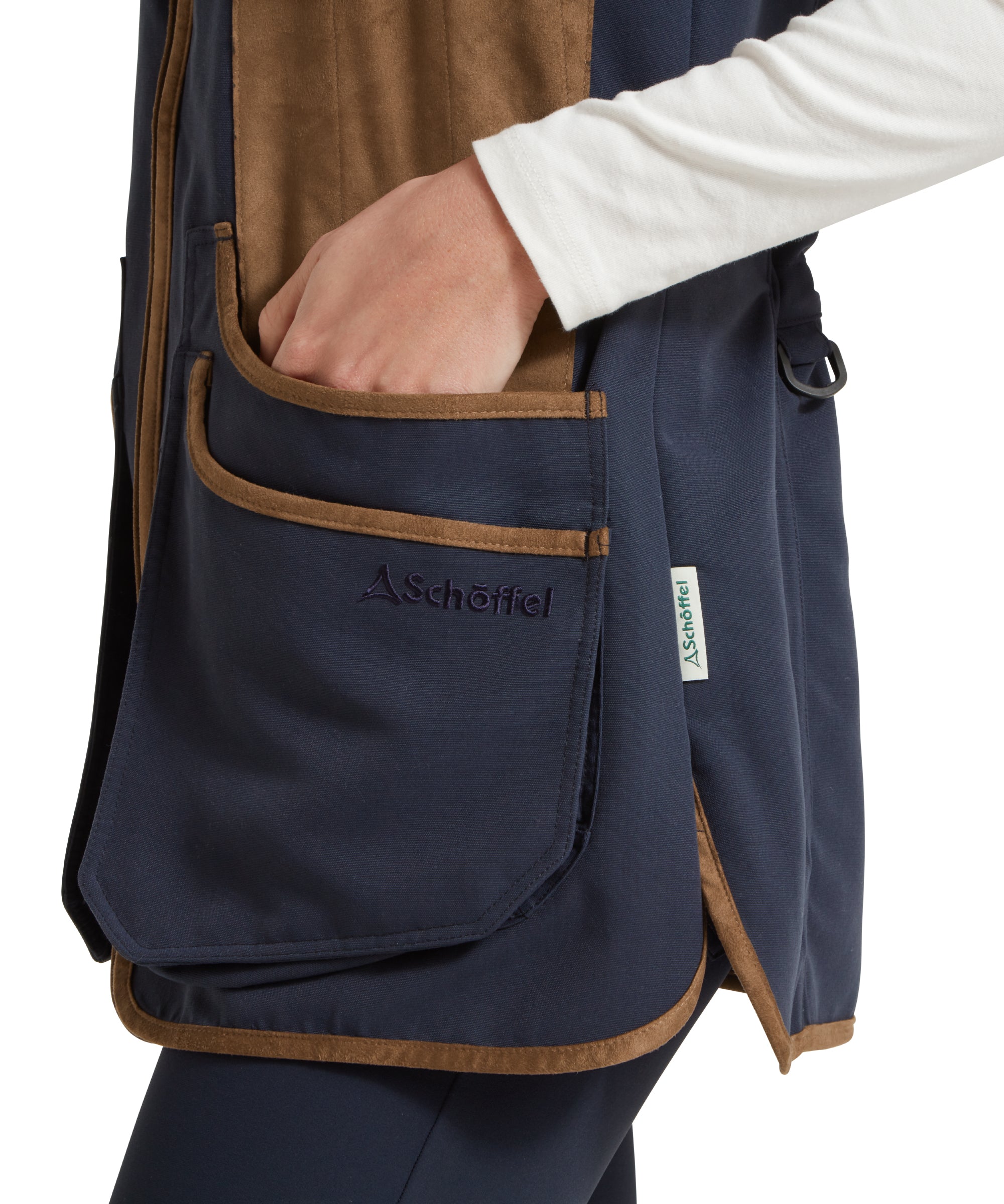 Edenham Clay Shooting Vest - True Navy