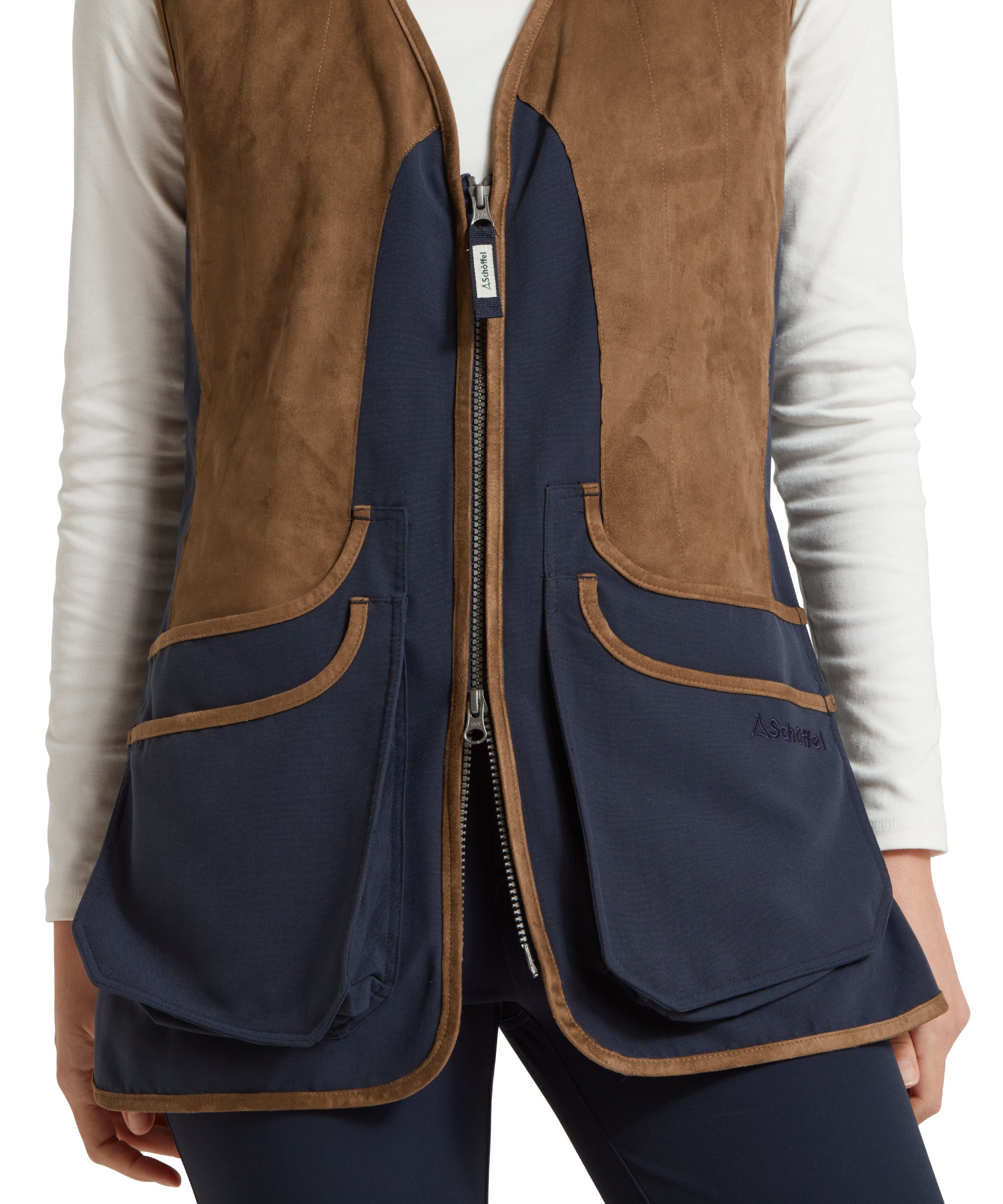 Edenham Clay Shooting Vest - True Navy