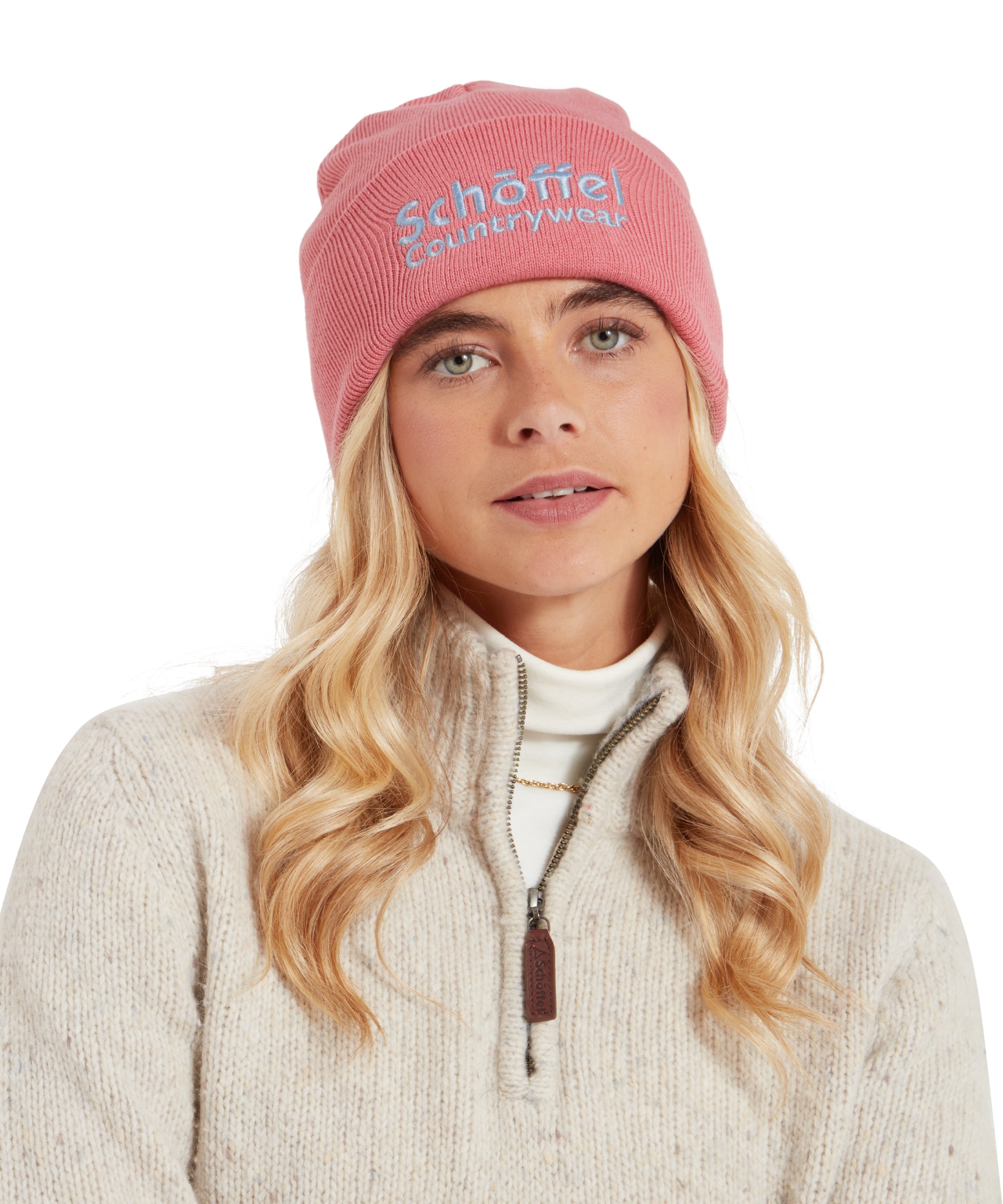 Exeter Beanie Hat - Dusky Pink