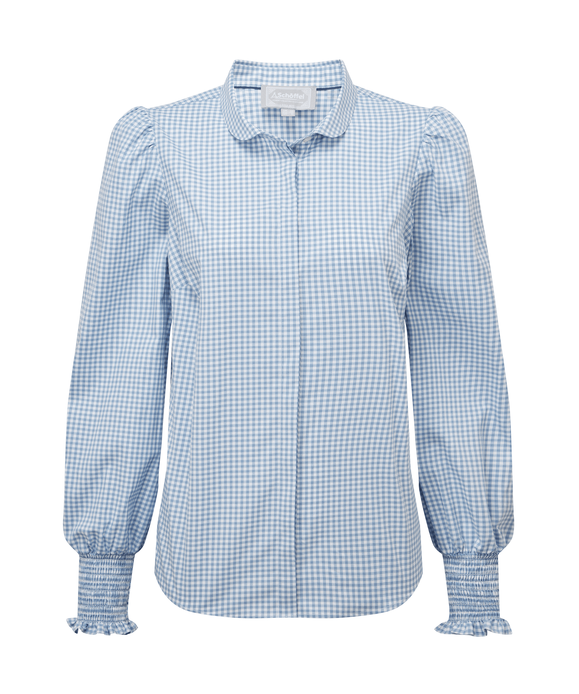 Schöffel Women's Flora Gingham Shirt in Blue