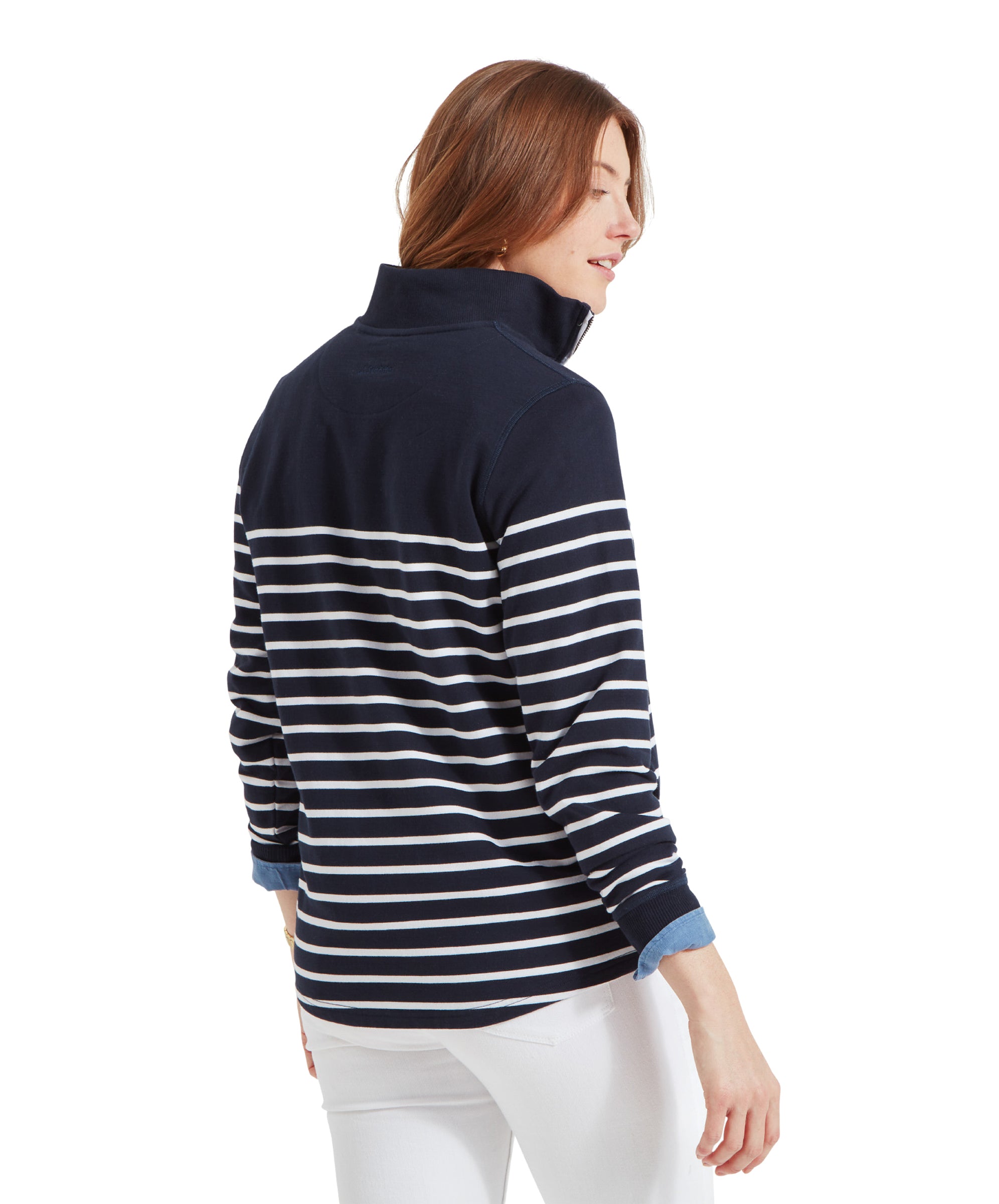 Navy sweatshirt womens online