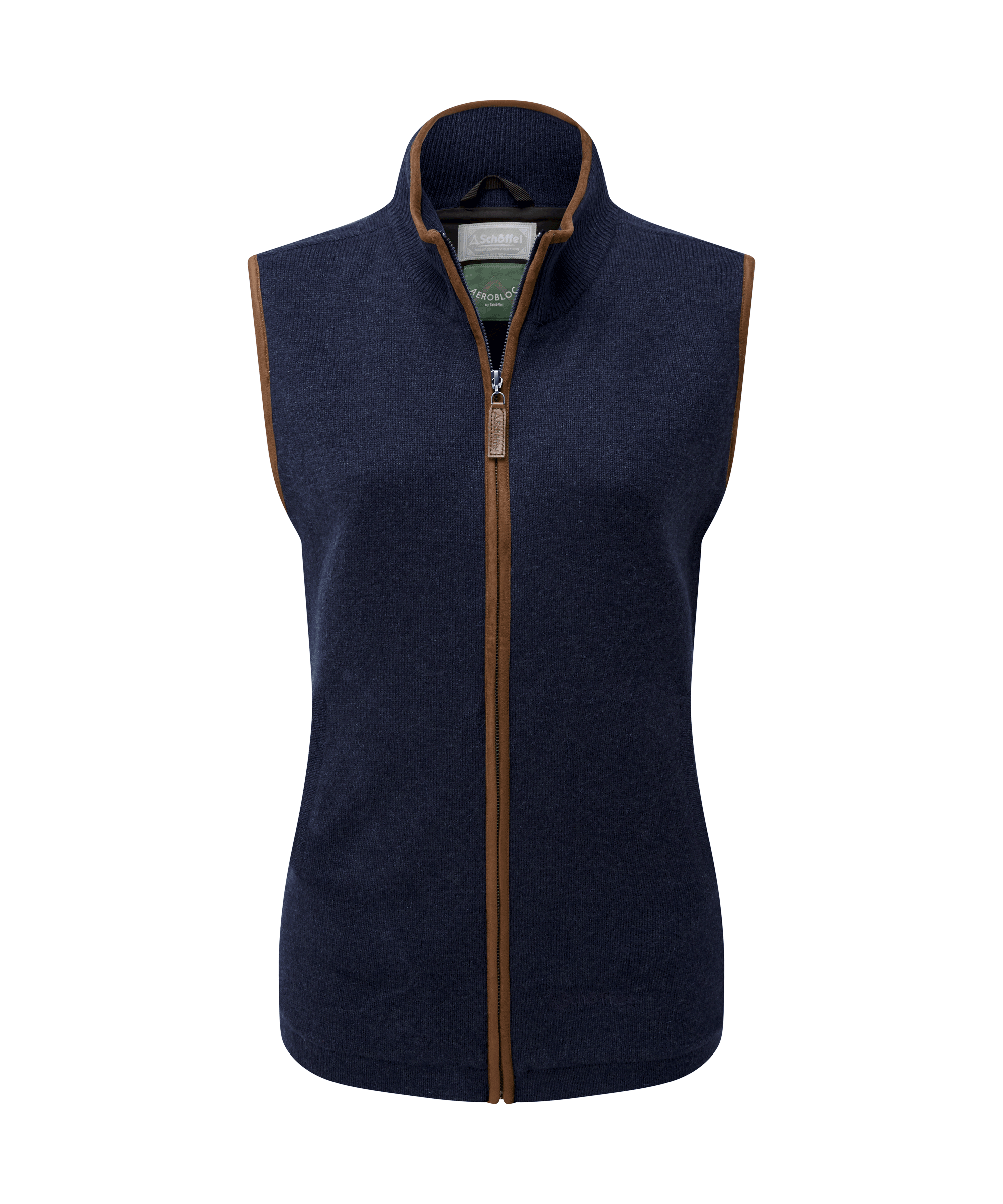 Schöffel Women's Lambswool Aerobloc Gilet for Womens in Navy