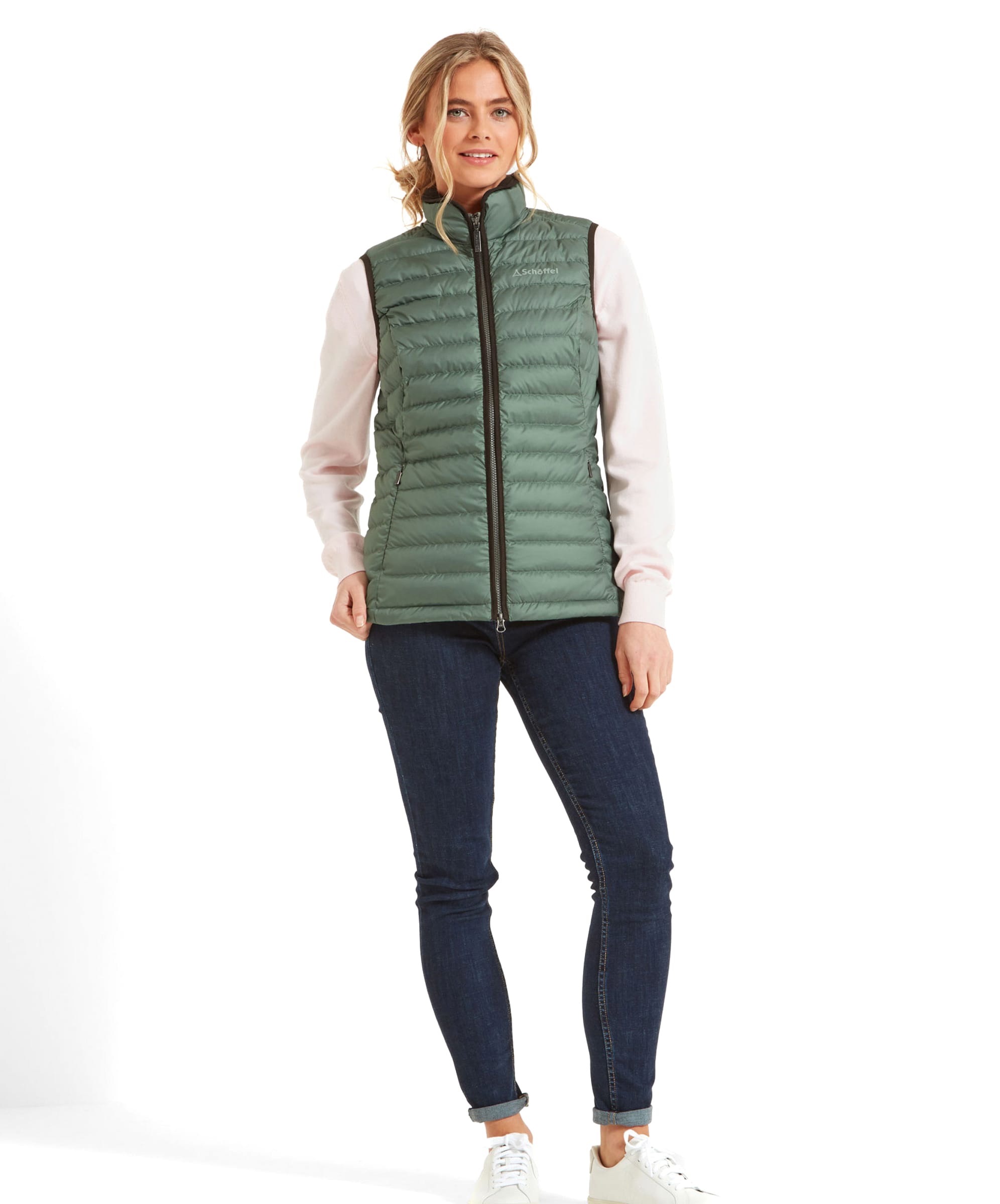 Women s Launde Down Vest Green Schoffel Country US