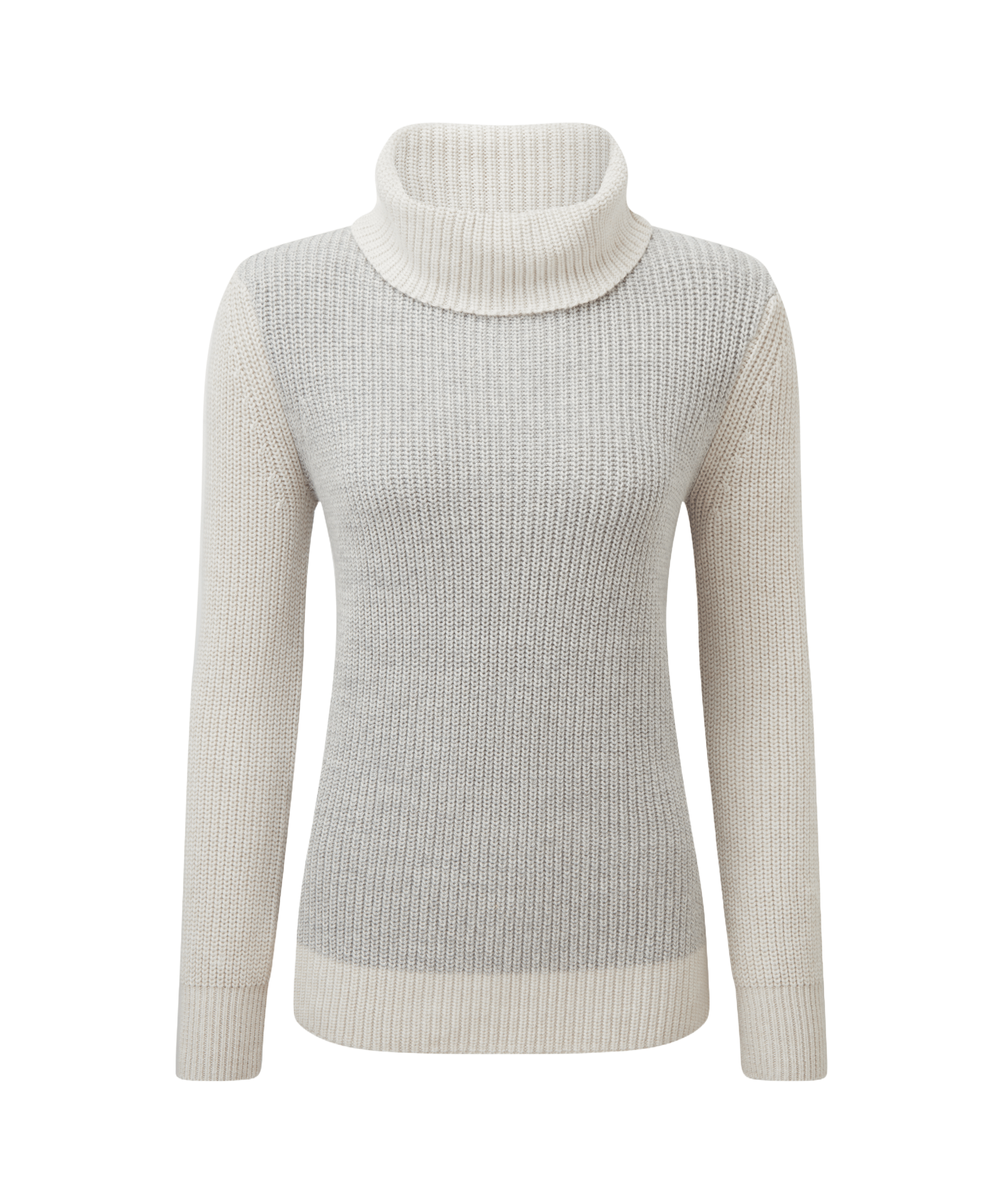 Lowes Jumper - Ivory/Silver Grey