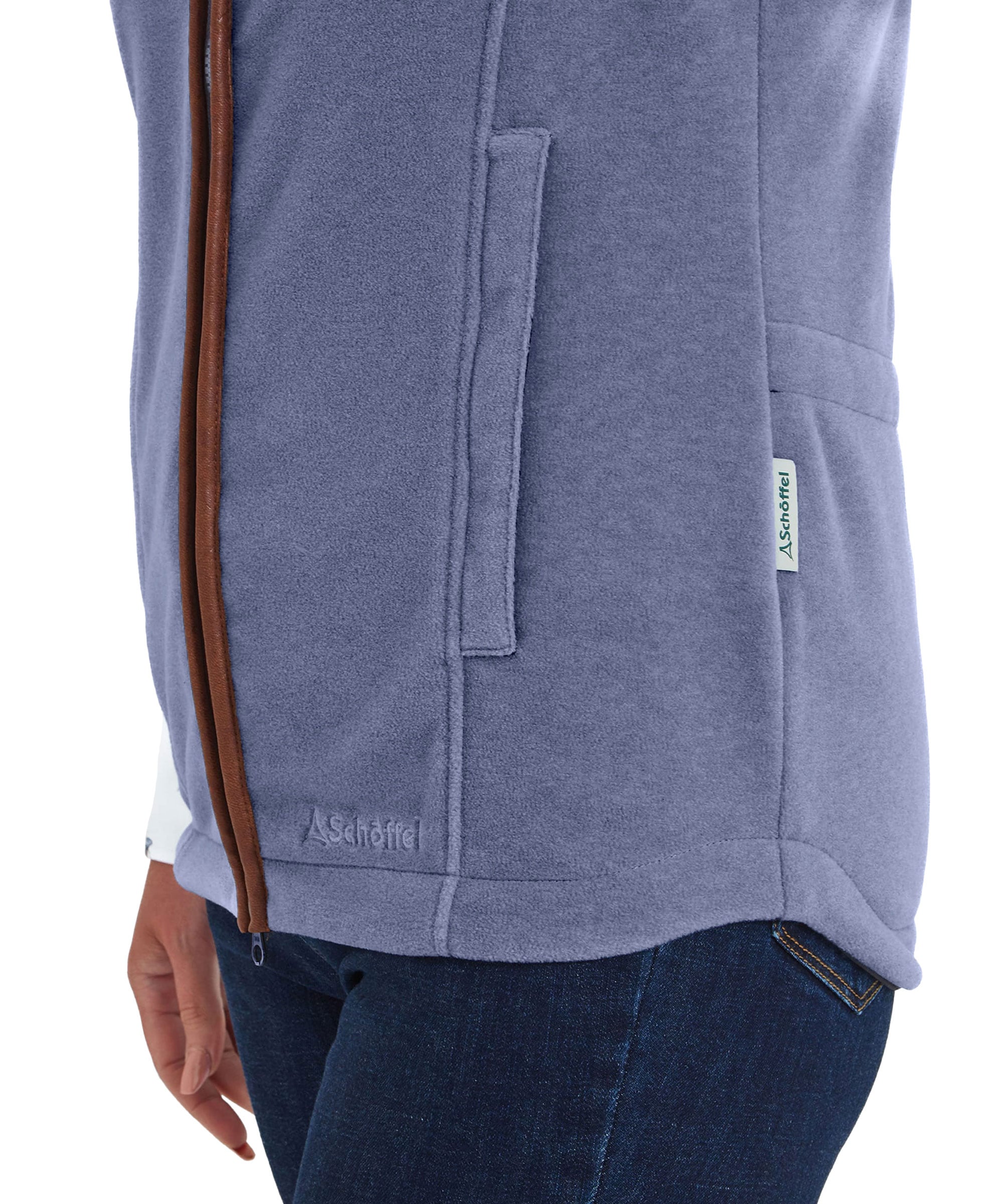 Lyndon Fleece Gilet - Stone Blue