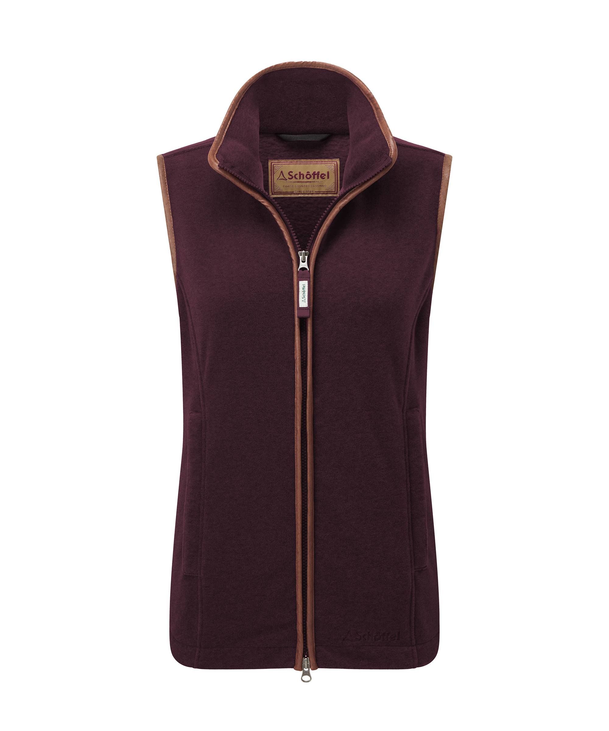 Schöffel Lyndon Fleece Gilet for Women in Brown