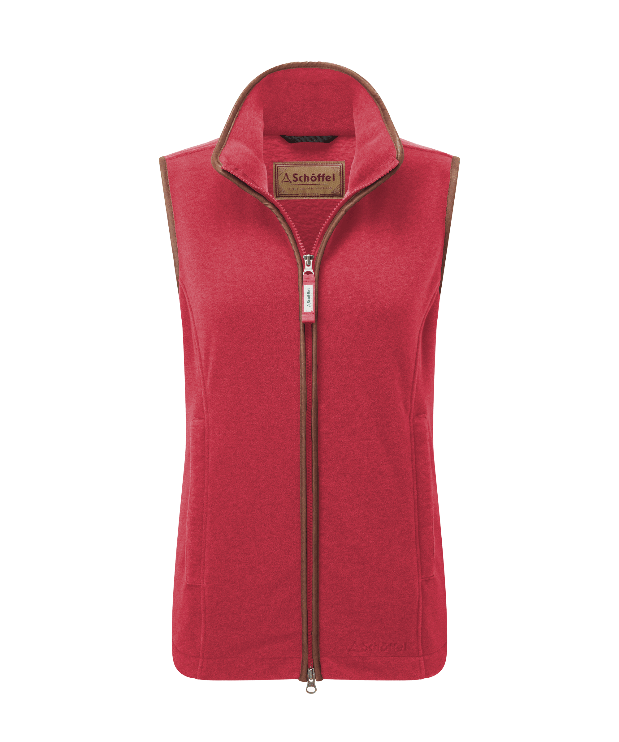 Schöffel Lyndon Fleece Gilet for Women in Red