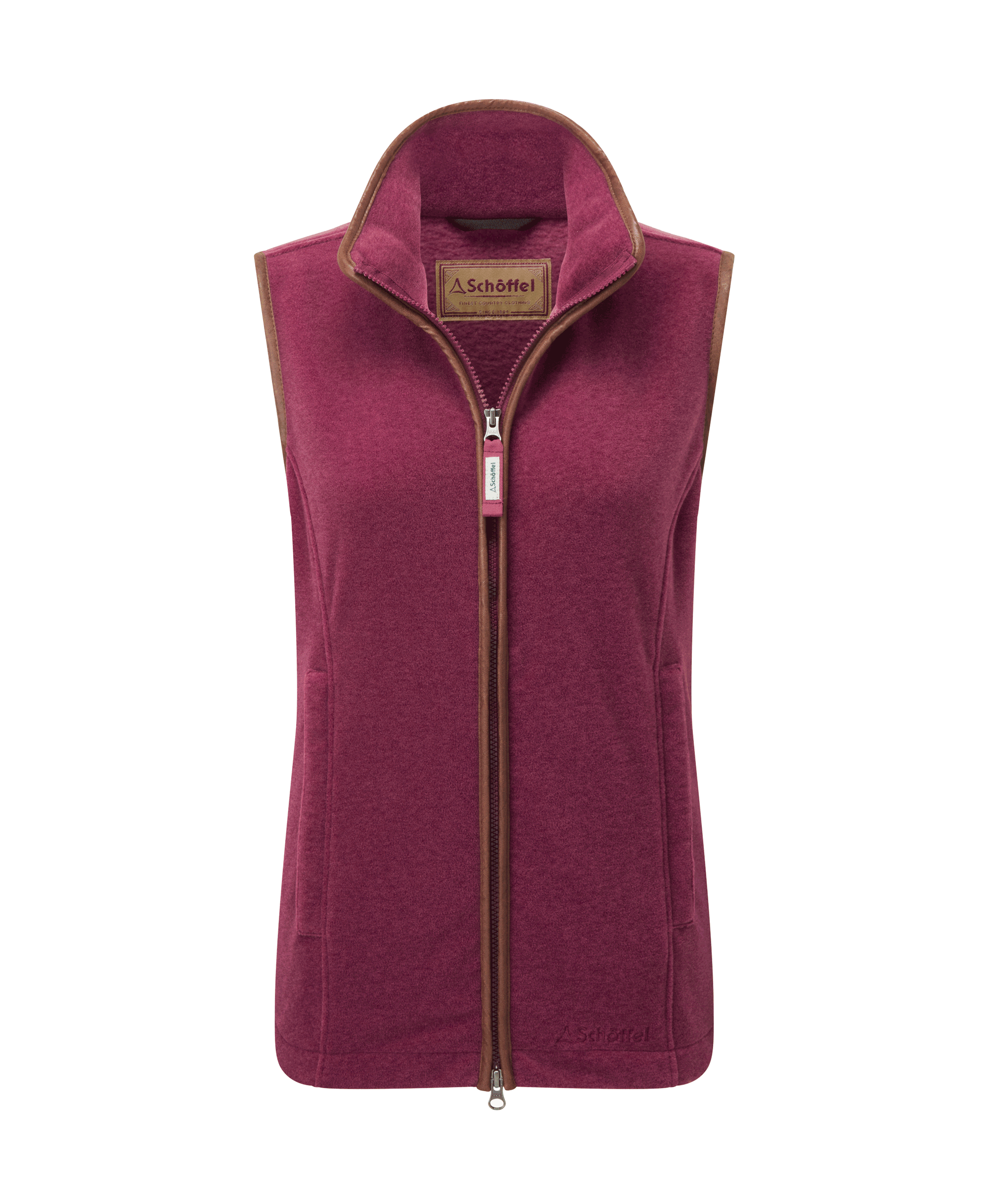 Schöffel Lyndon Fleece Gilet for Women in Red