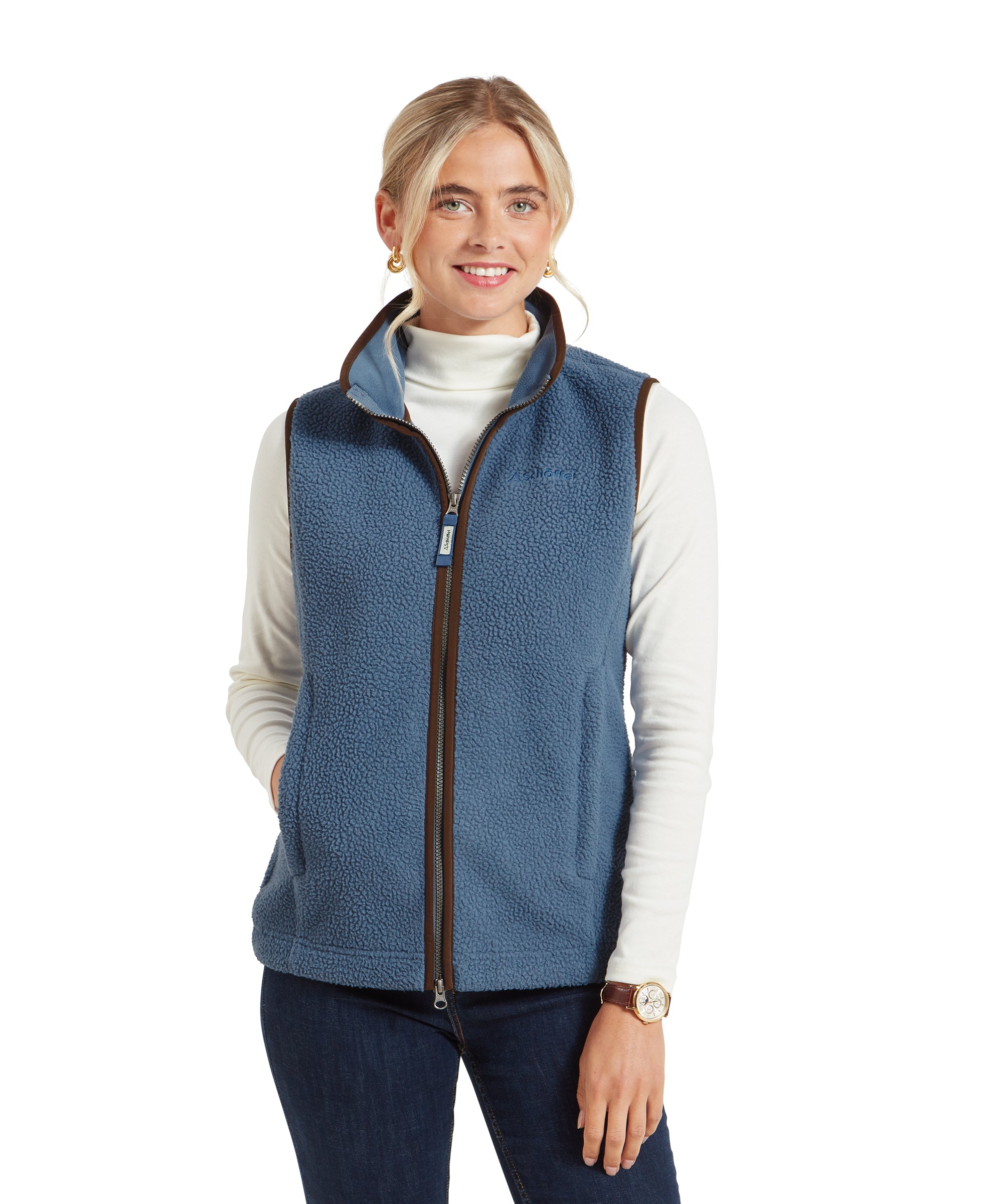 Fleece vest women best sale